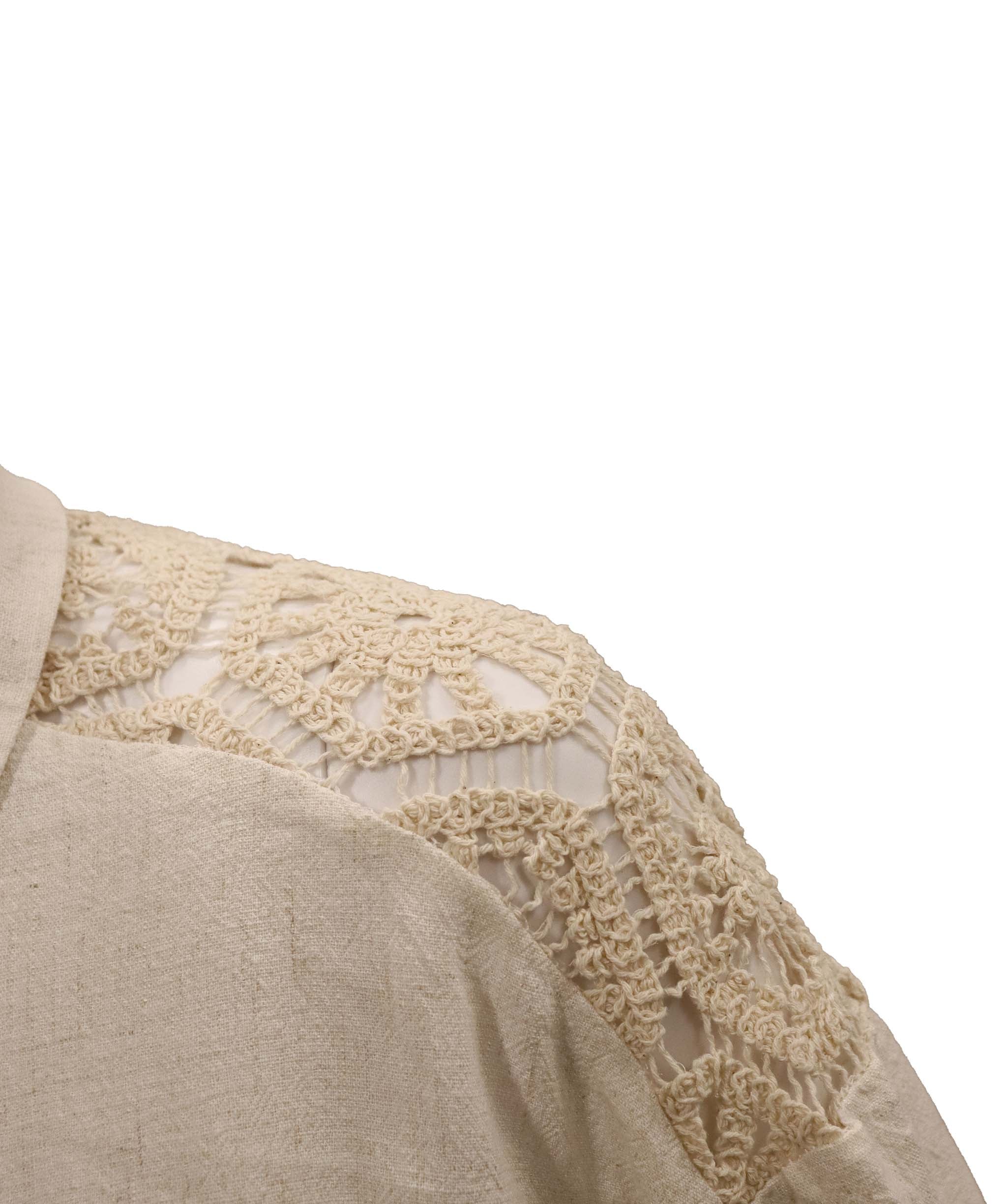 Ecru Crochet Luxe Ensemble Medium size DXBCS0734