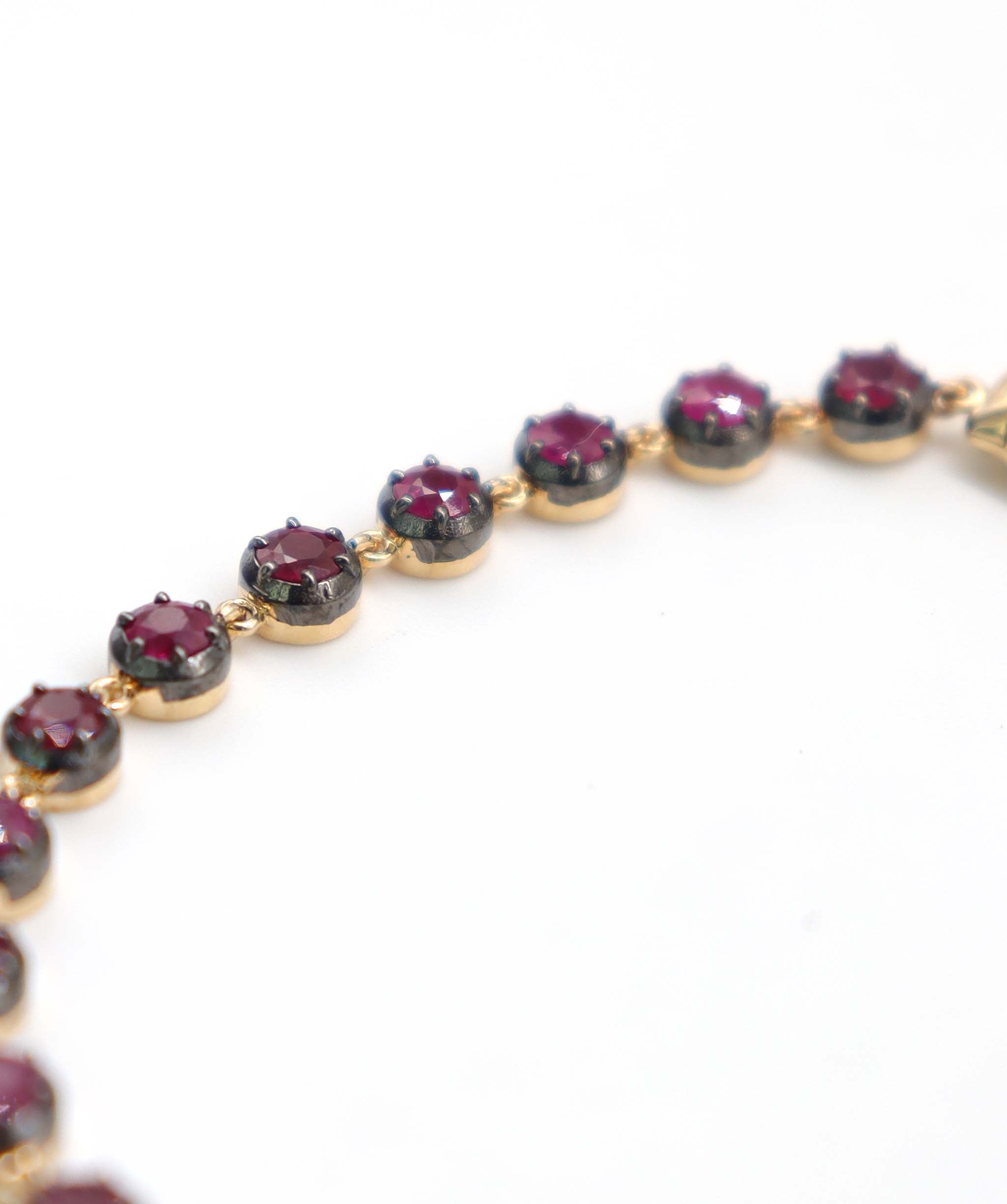 By Sabrina the oracle Bracelet TW-5.66ct Gold-10.83g 18cm Ruby B3668