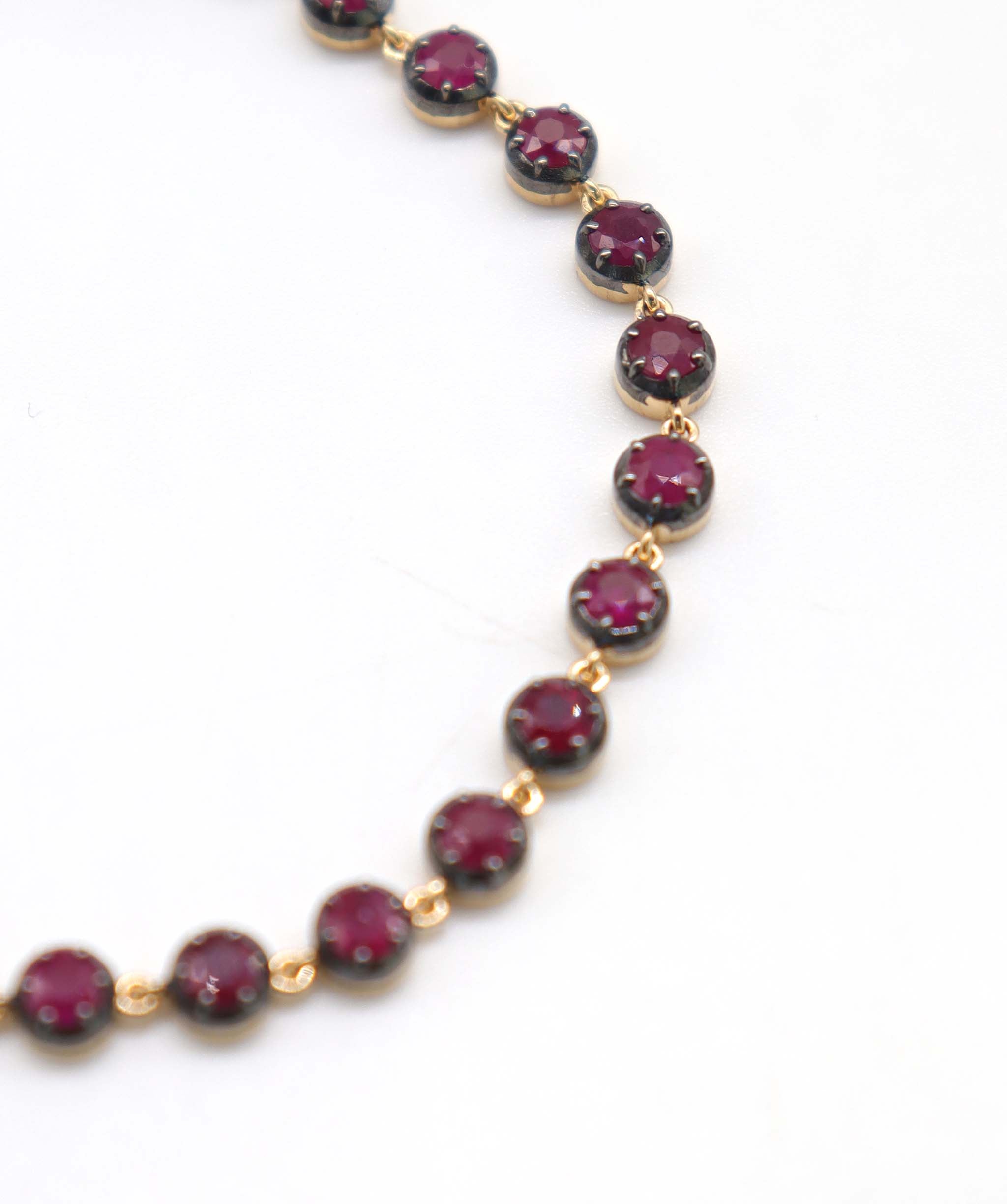 By Sabrina the oracle Bracelet TW-5.66ct Gold-10.83g 18cm Ruby B3668