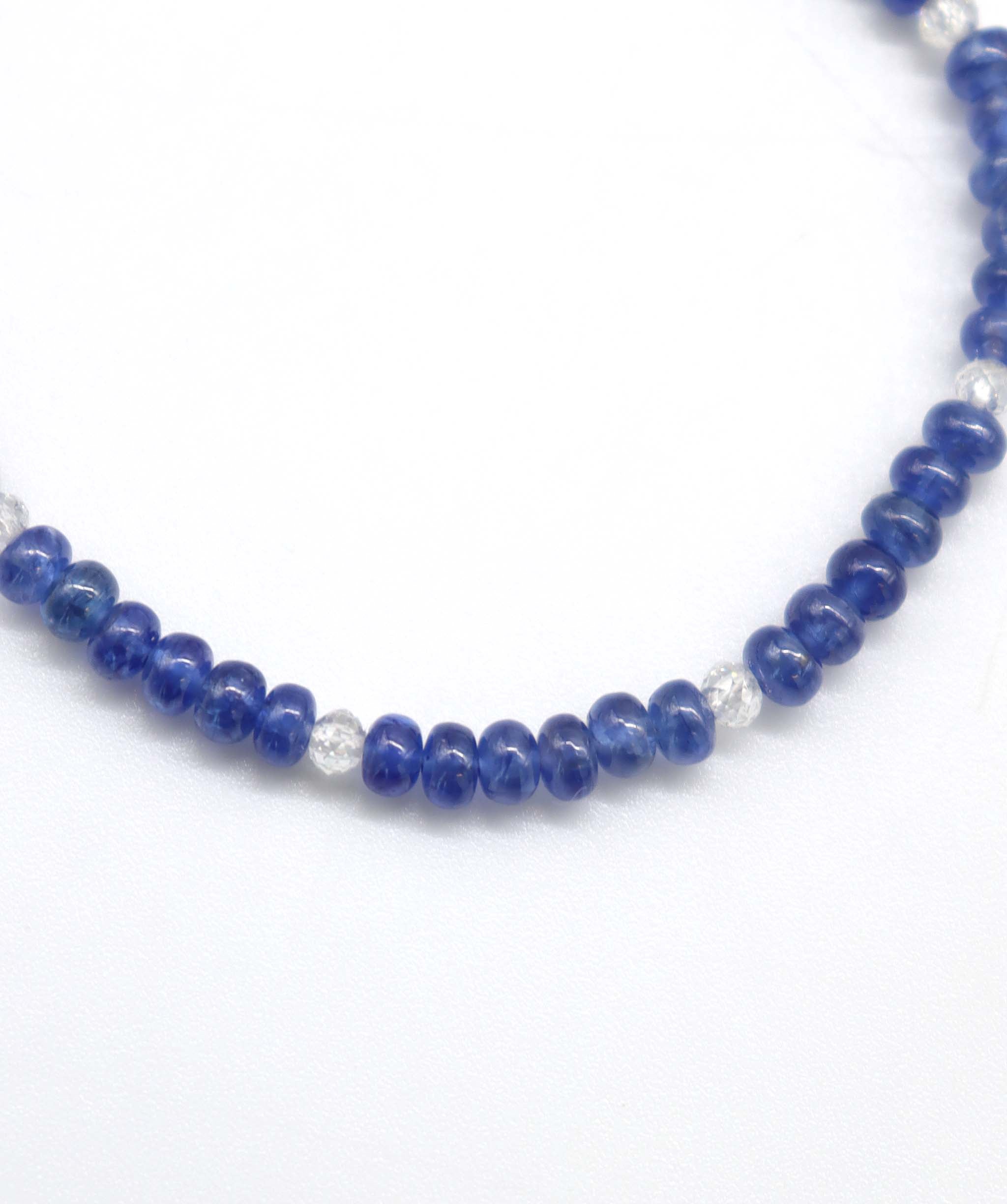 By Sabrina a royal bracelet -22.26ct Gold-0.68g 17cm Blue sapphire B3120-1