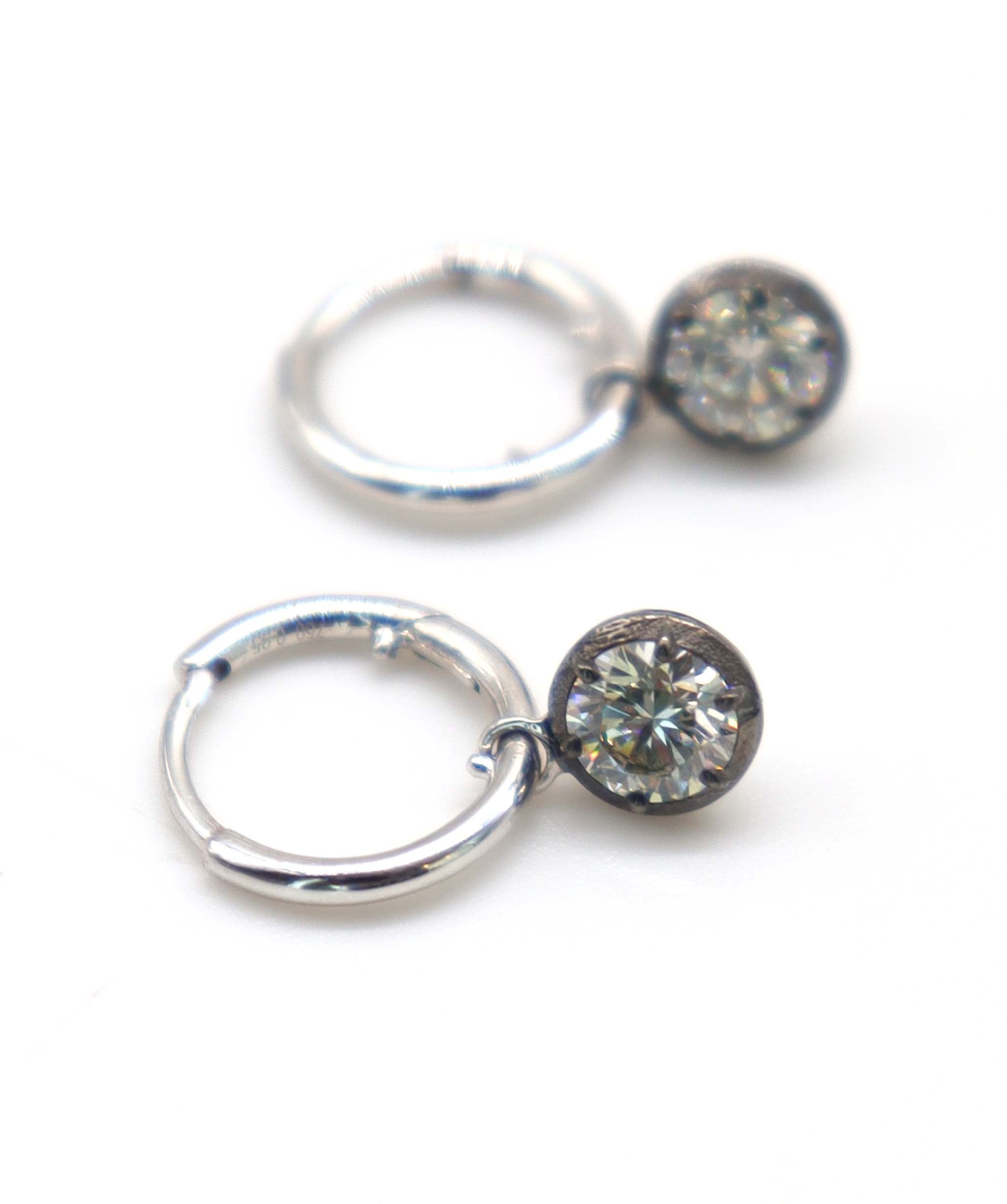 By Sabrina the regal earring TW-0.95ct Gold-2.03g 4.80mm E7935