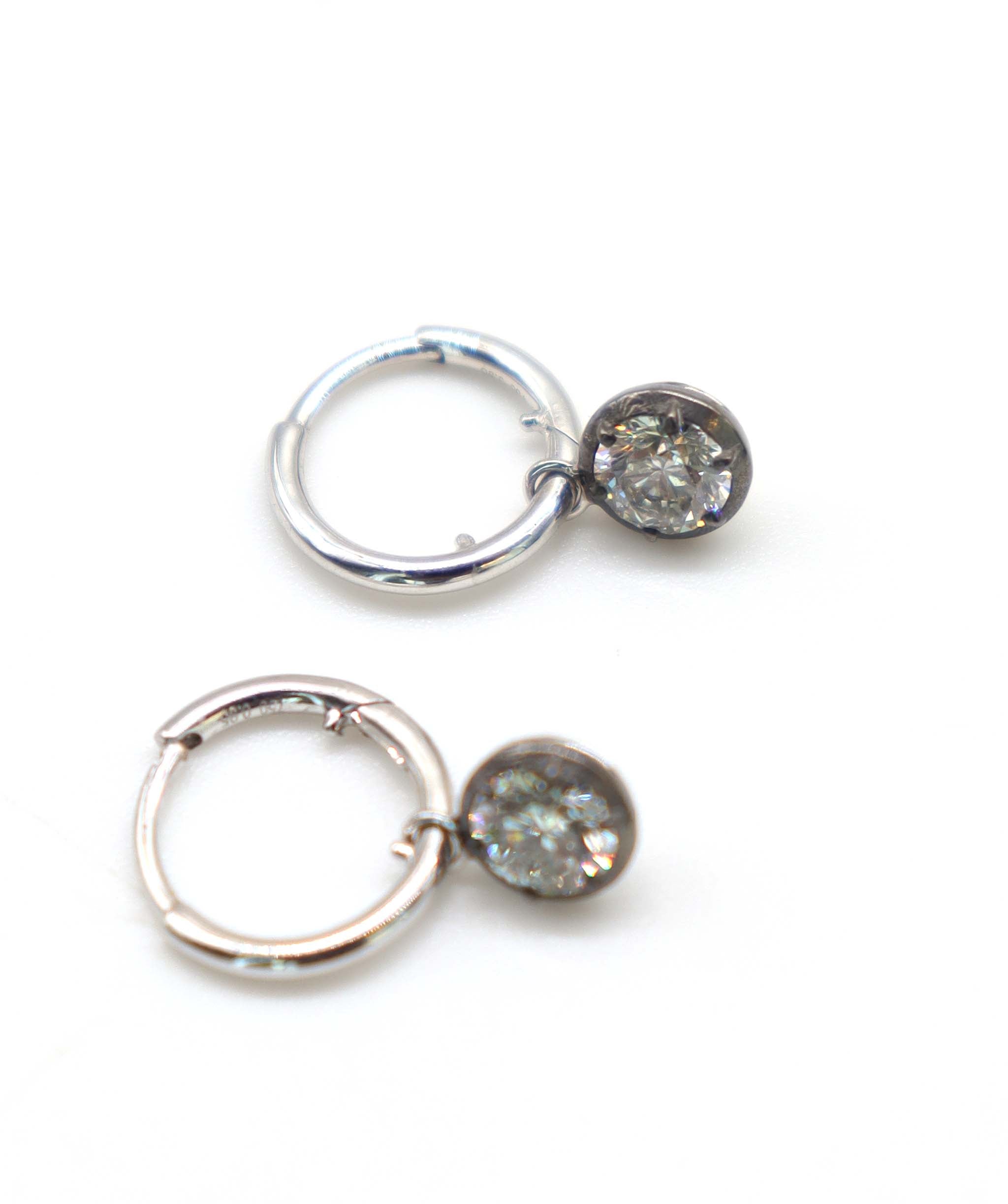 By Sabrina the regal earring TW-0.95ct Gold-2.03g 4.80mm E7935