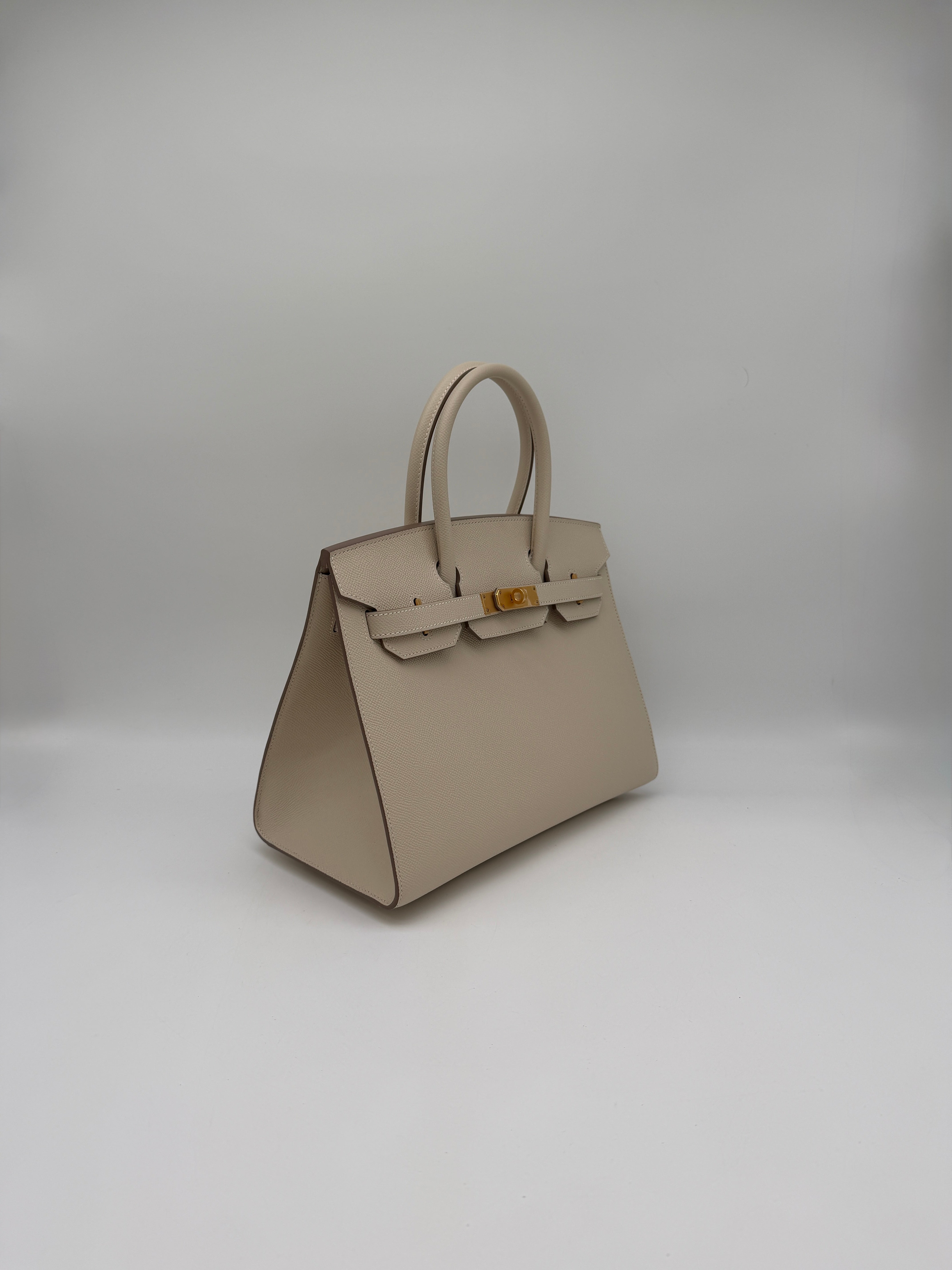 Hermès Birkin Sellier 30 Craie Epsom Gold Hardware