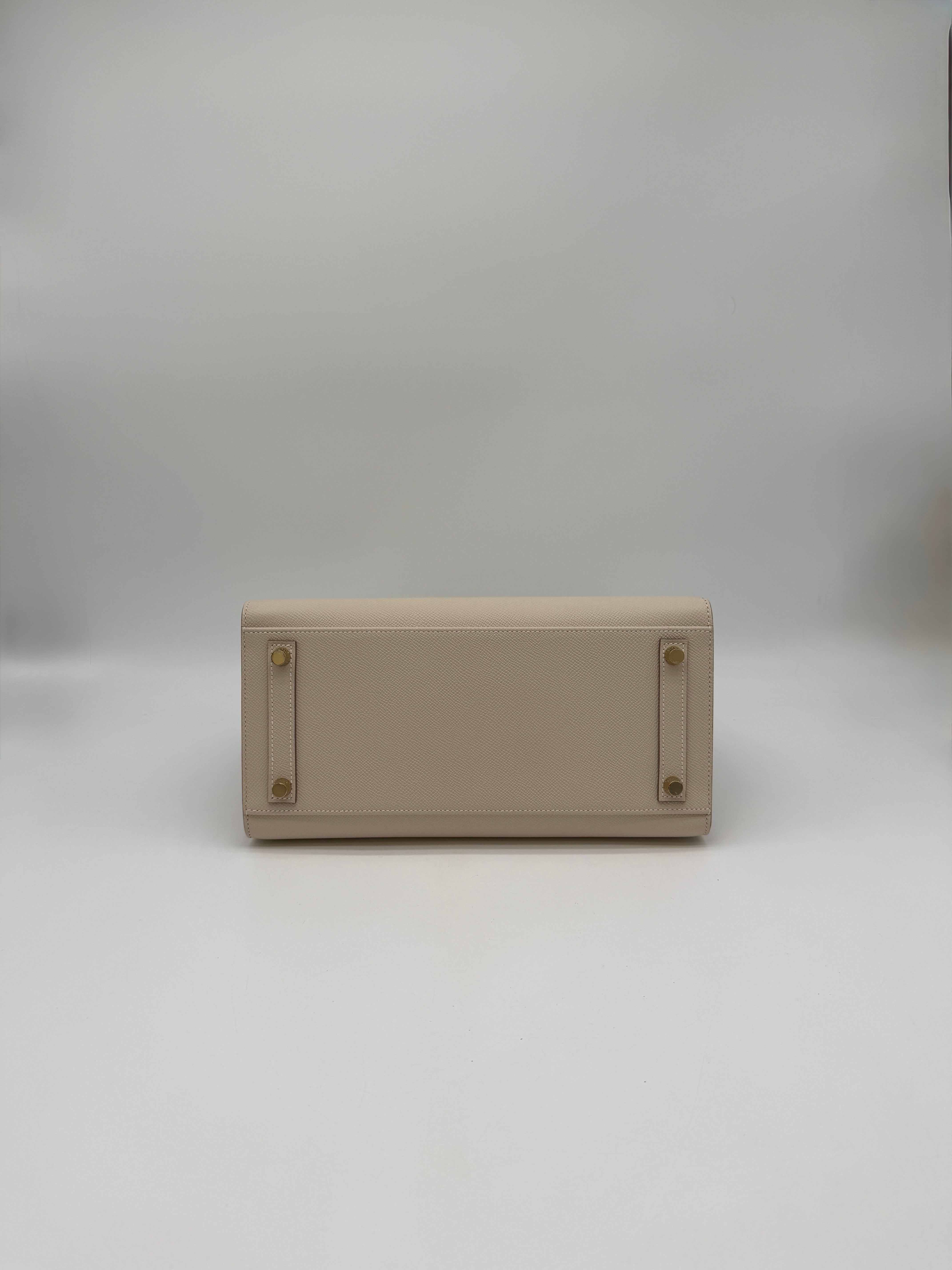Hermès Birkin Sellier 30 Craie Epsom Gold Hardware