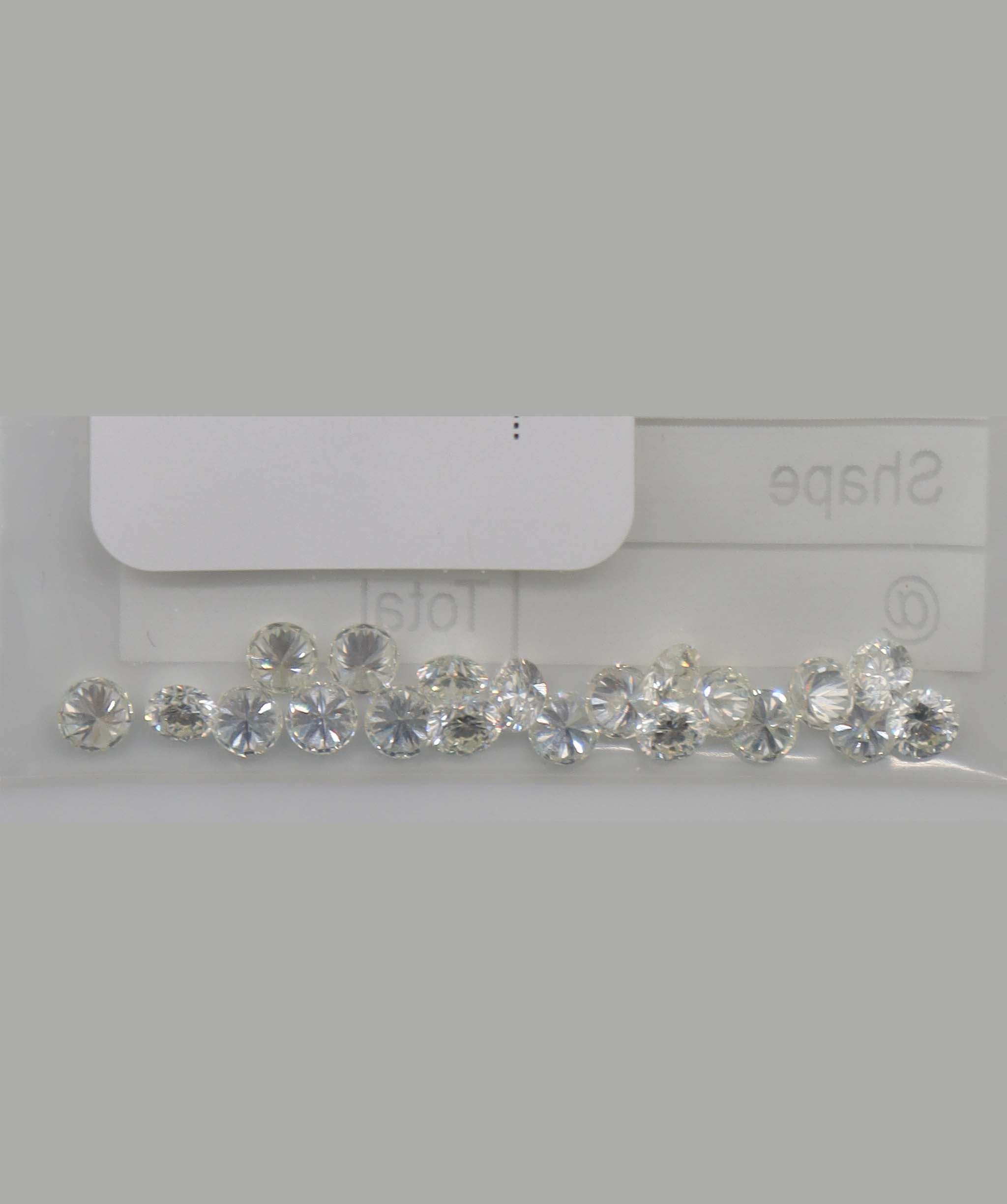 2.98ct H VS1+ STRAIGHT FIFTEEN POINTERS-0.16 Diamonds DXBN0610