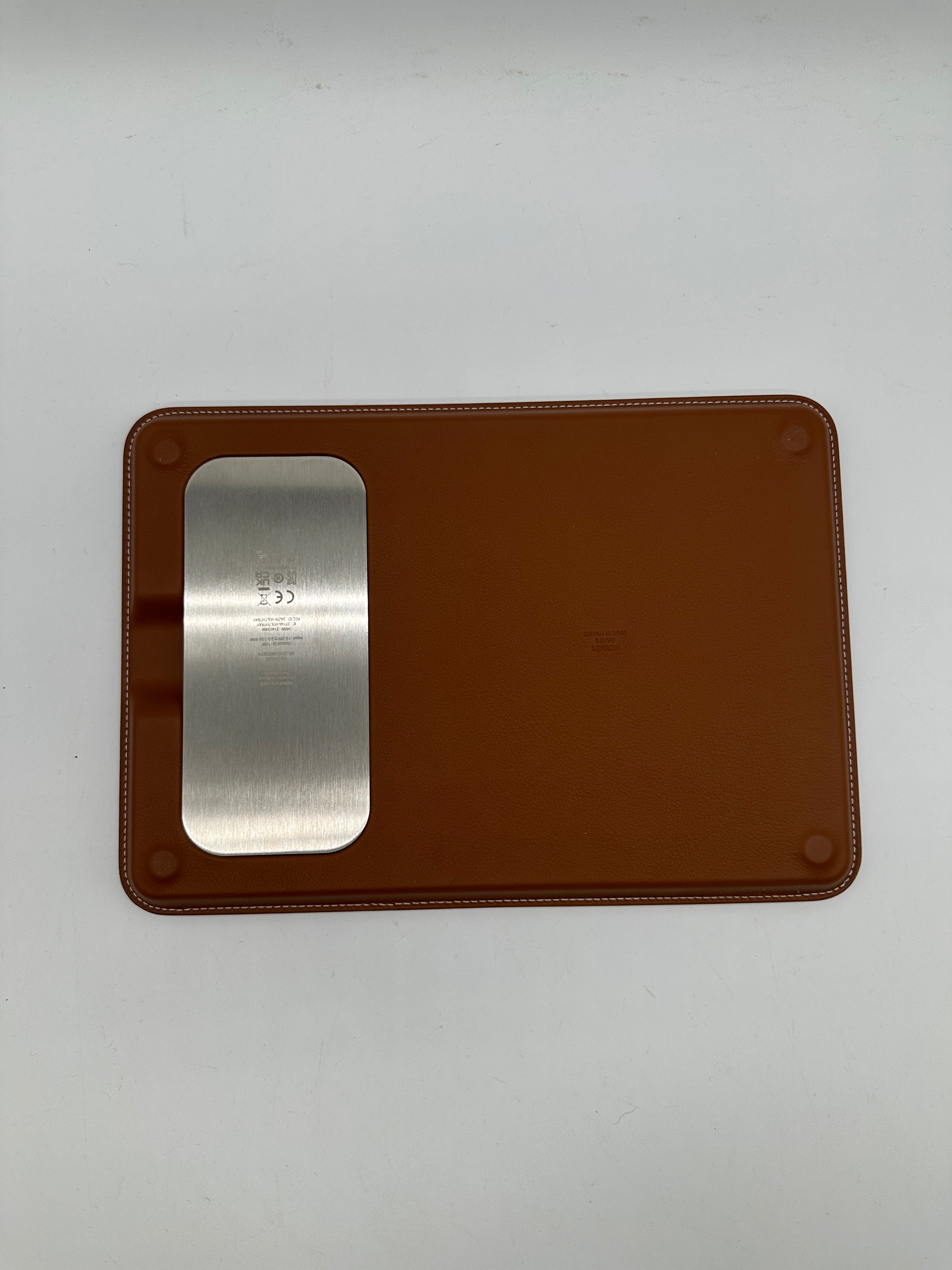 Hermès Volt'H Wireless Charging Change Tray Fauve