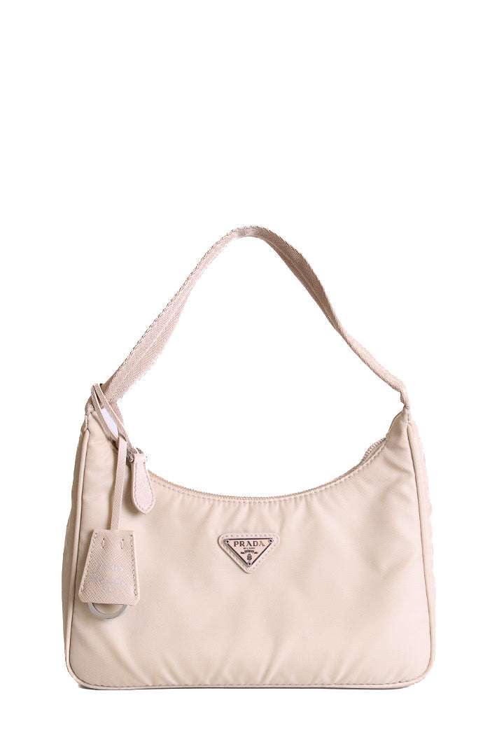 Beige Prada Nylon Mini RE 2000 Bag