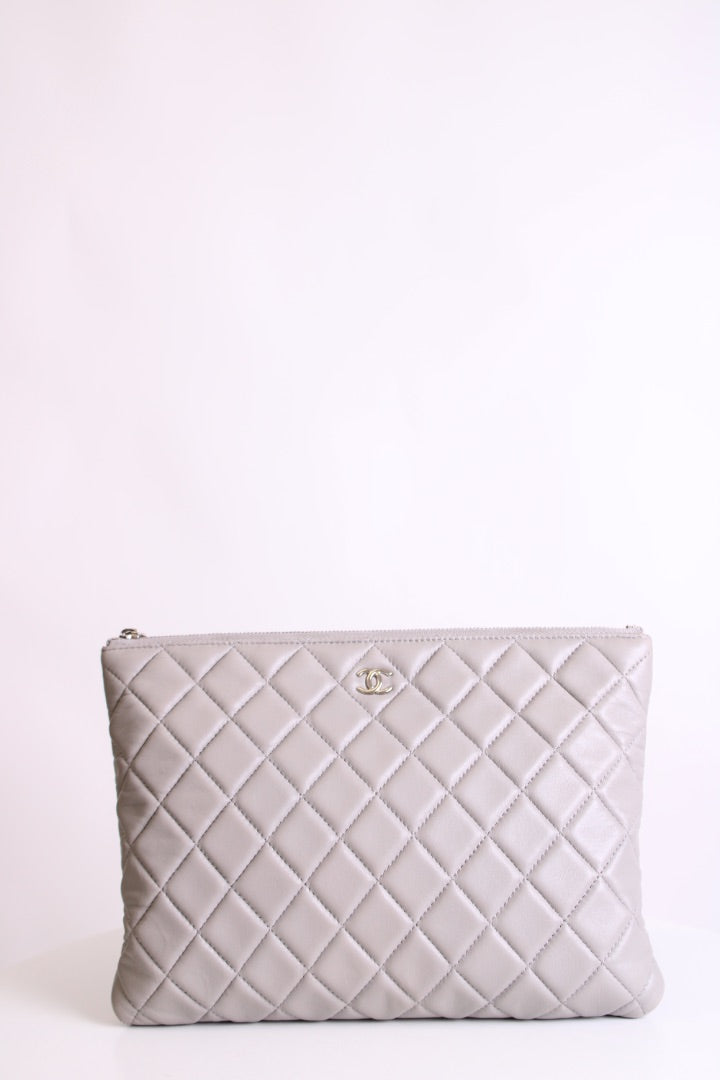 Chanel Pouch Grey