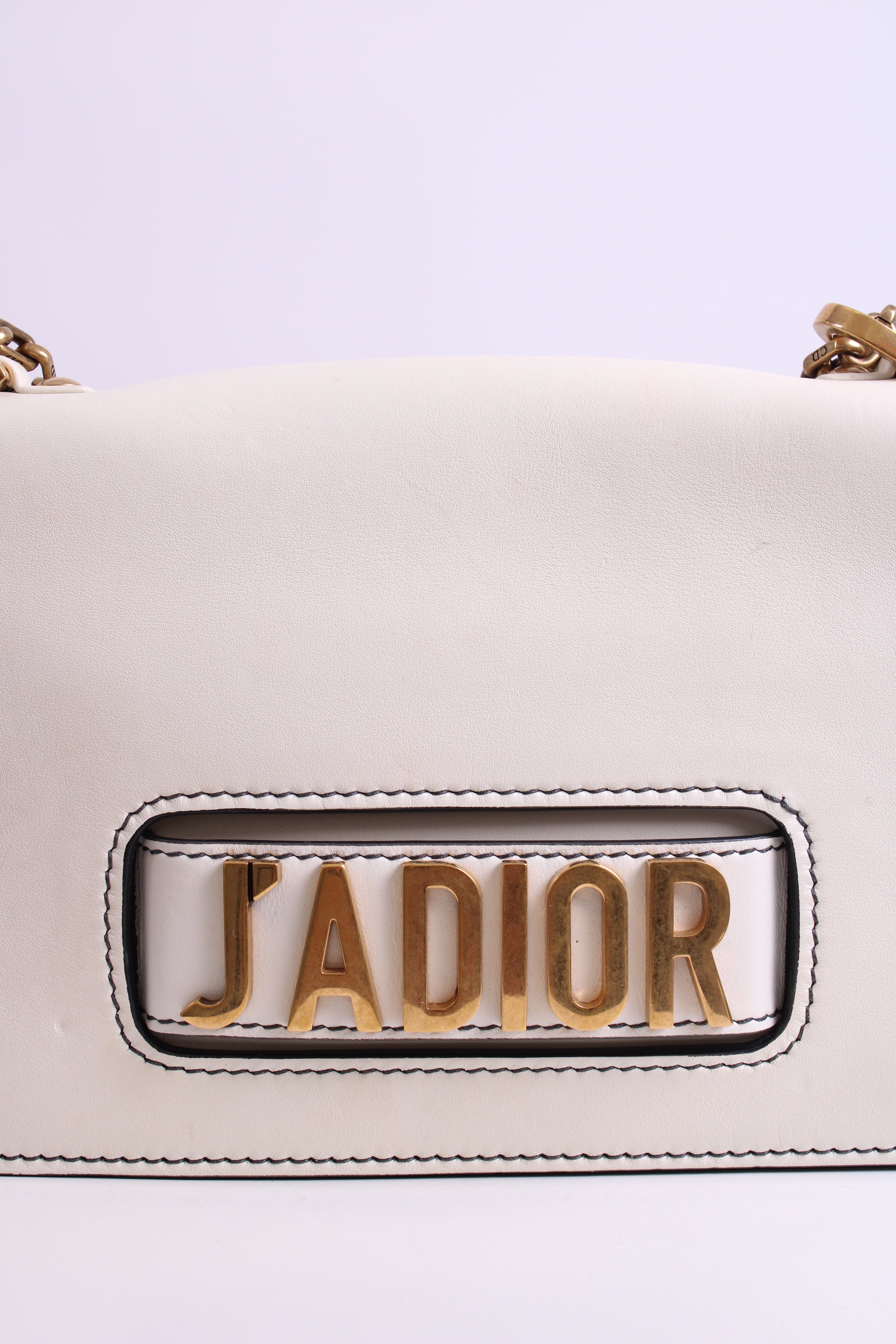 Christian Dior J'Adior Chain Flap Handbag Cream