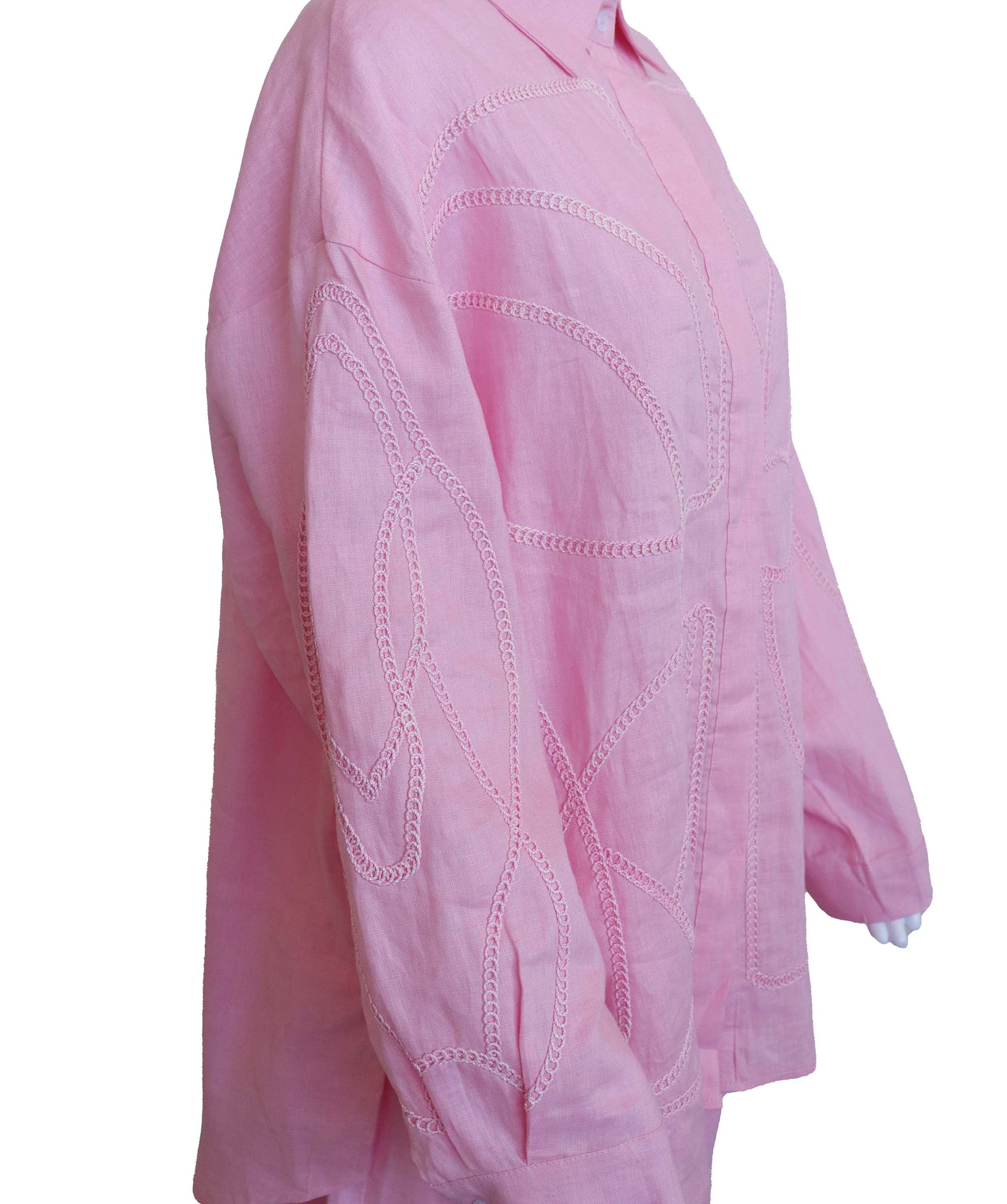 Pink Top and Trouser Set AGC3748