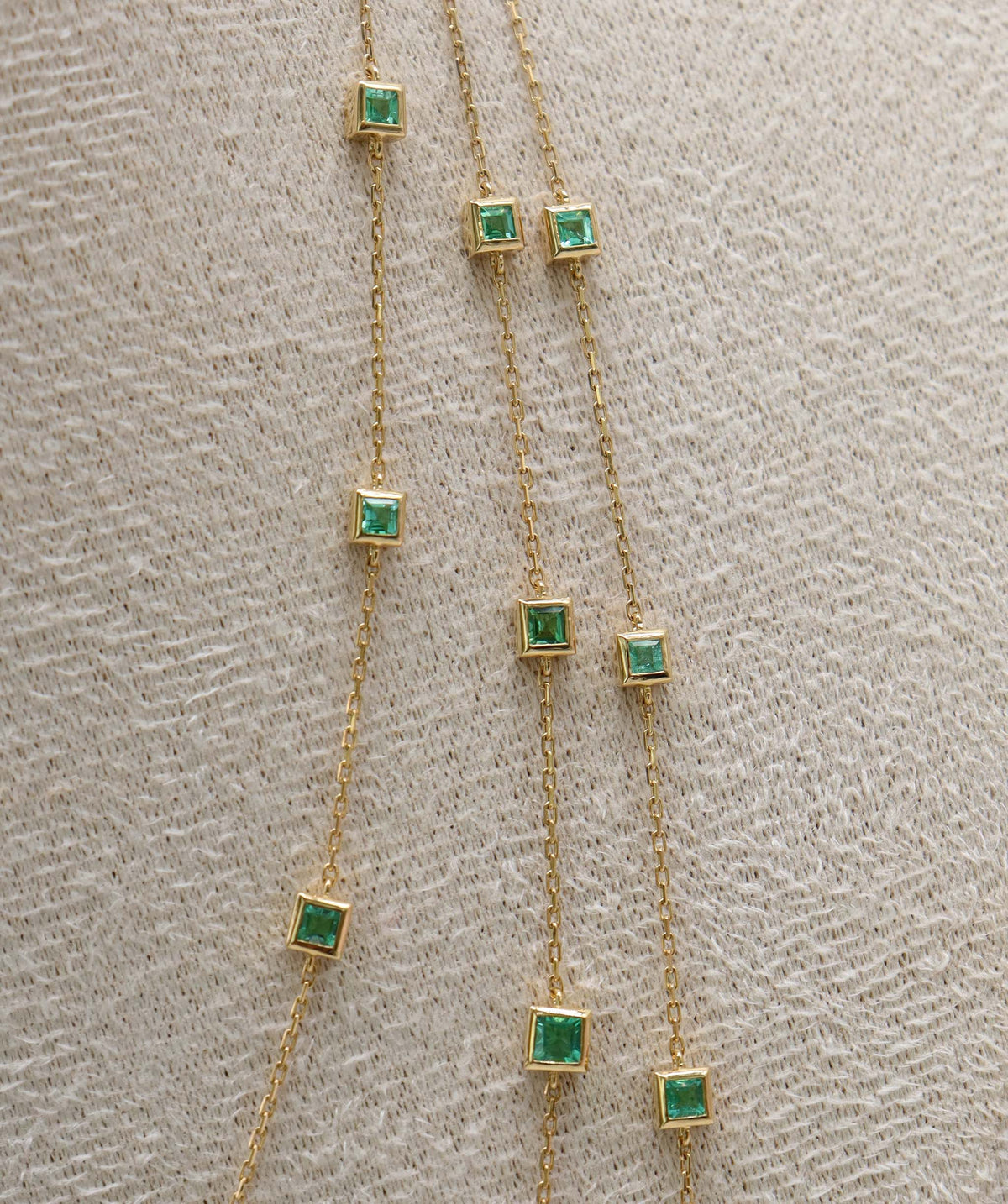 Paraiba Gold Stack Necklace DXBS6770