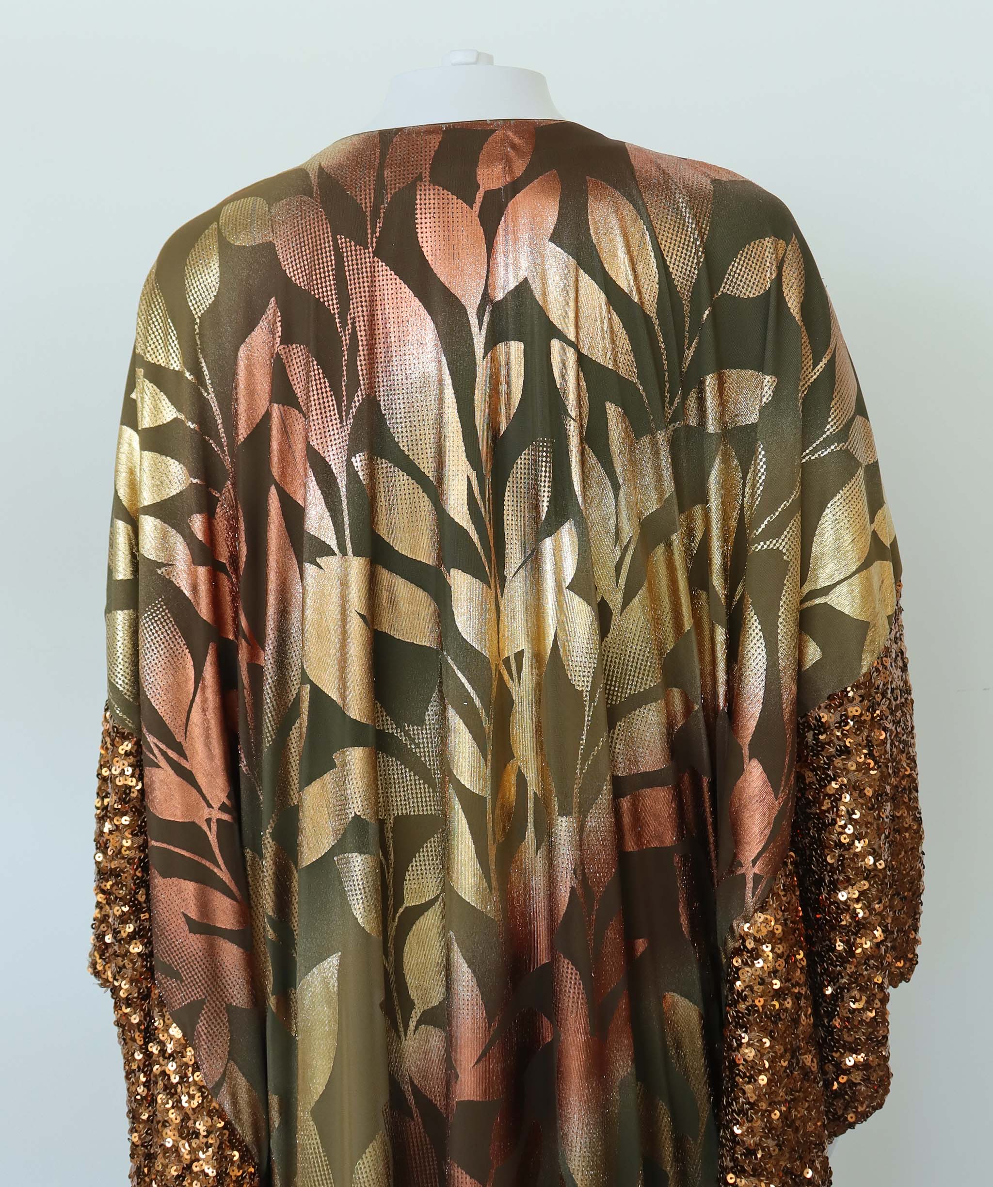 TROPICAL KAFTAN BRONZE SIZE OS ASC7065