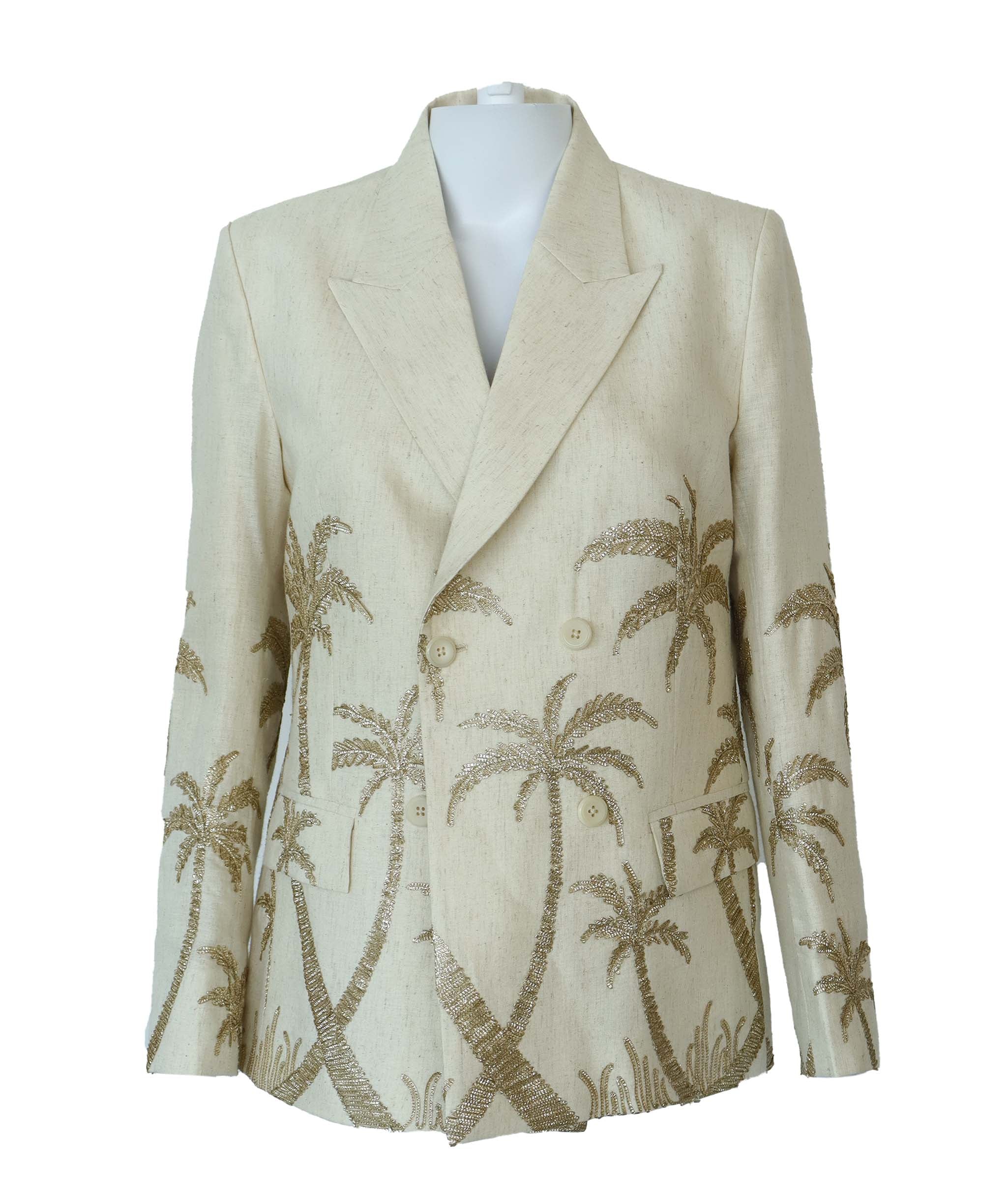 THE PALM BLAZER SET SIZE S ASC7092