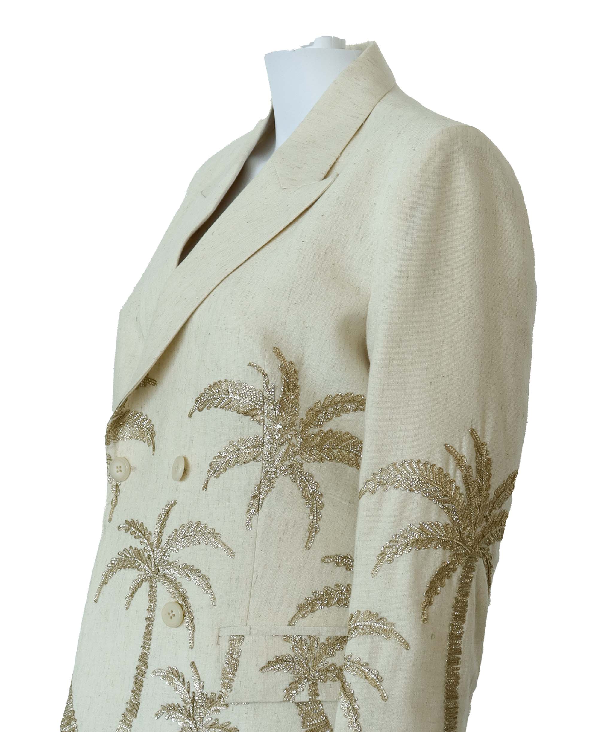 THE PALM BLAZER SET SIZE S ASC7092