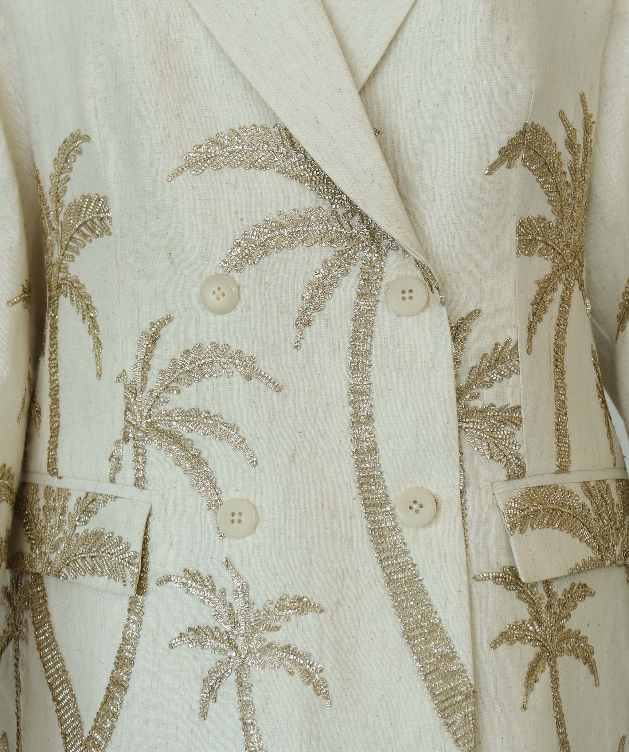 THE PALM BLAZER SET SIZE M ASC7093