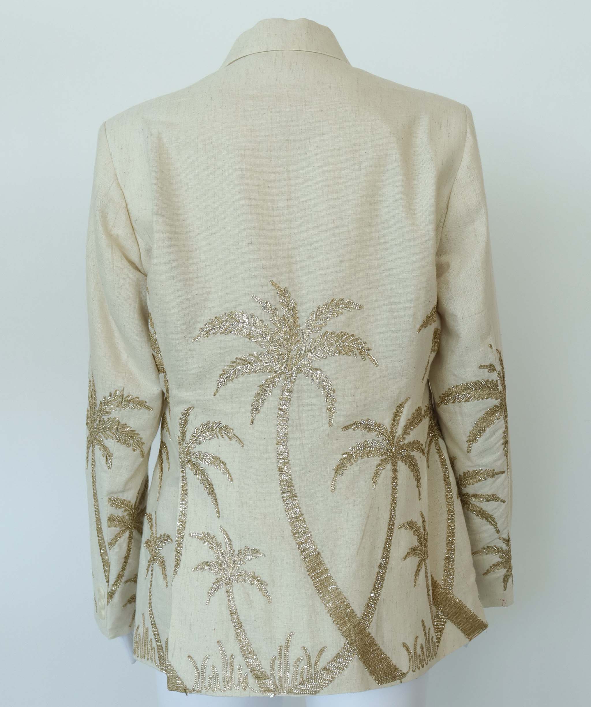 THE PALM BLAZER SET SIZE M ASC7093