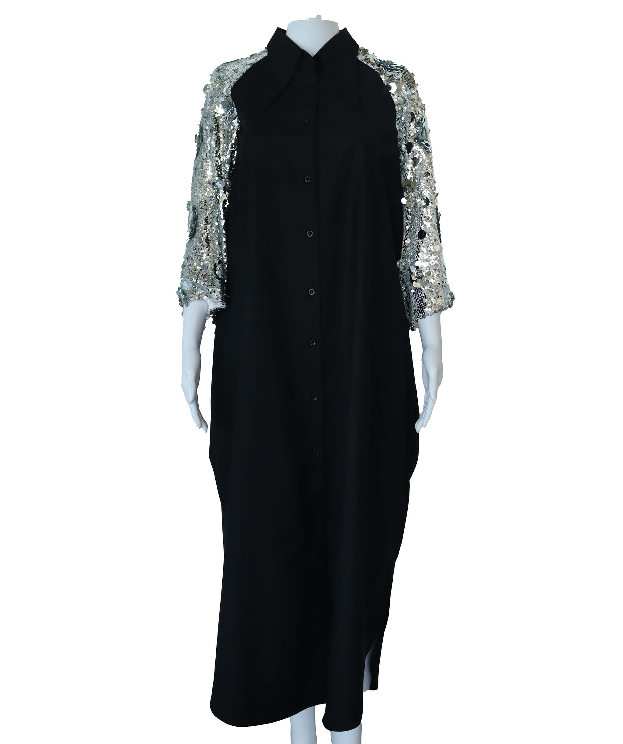 STAR SHIRT BLACK / SILVER SIZE S/M ASC7080