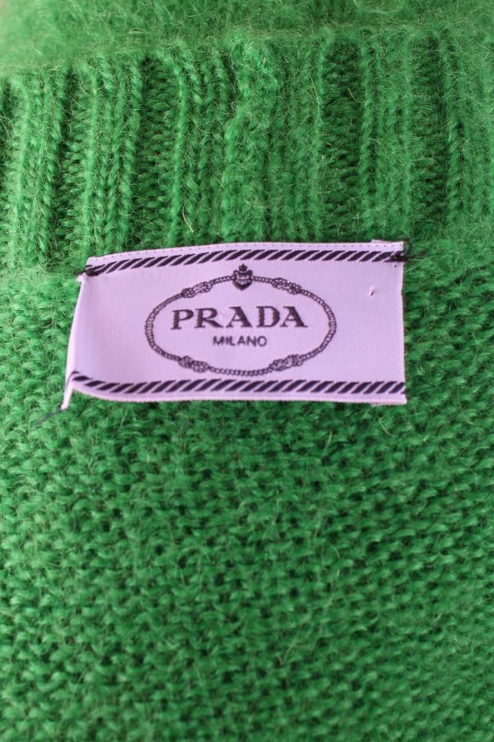 Prada L/S Cardigan Green M