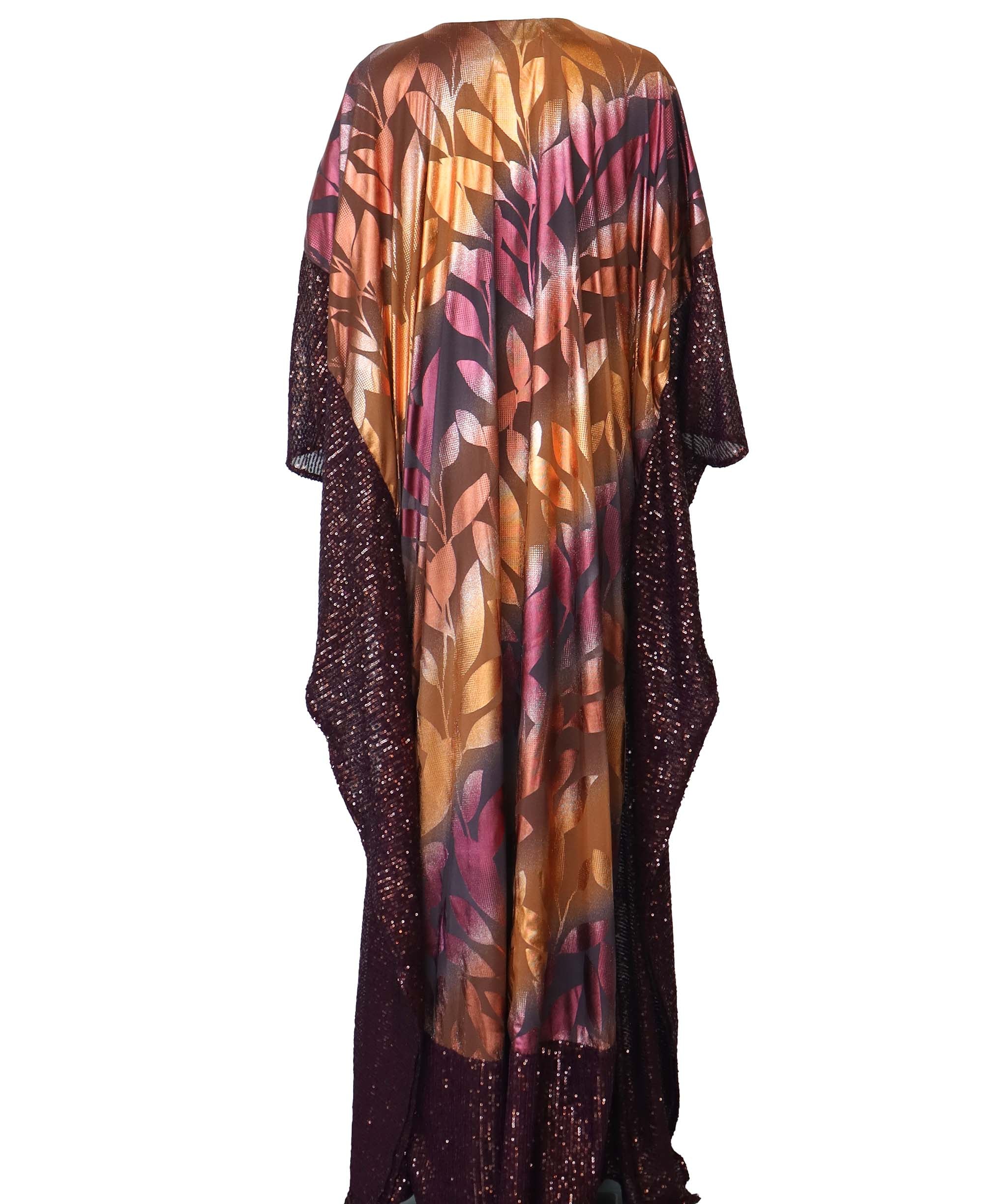 TROPICAL KAFTAN MAUVE SIZE OS ASC7066