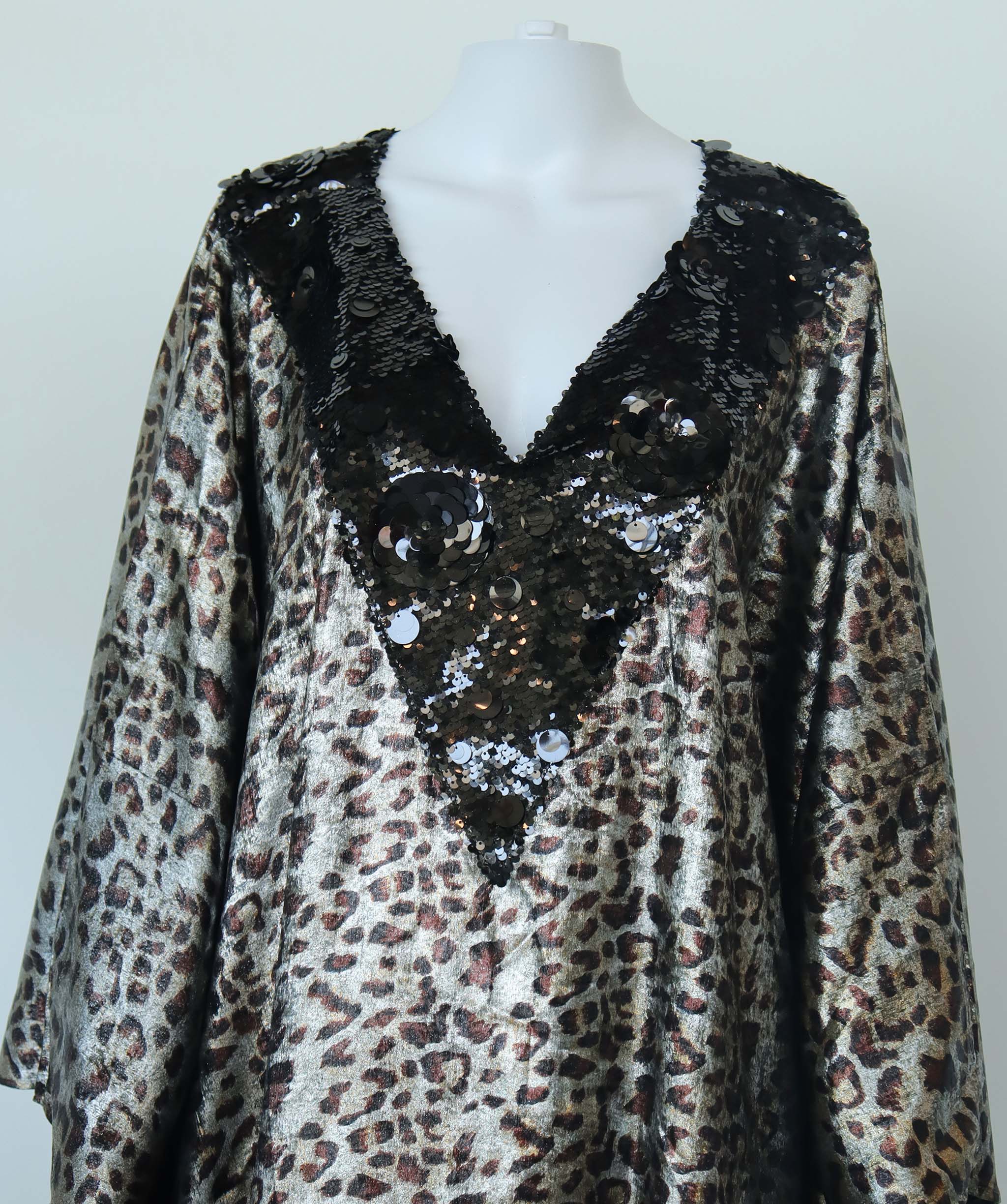 HER KAFTAN ANIMAL PRINT SIZE OS ASC7056