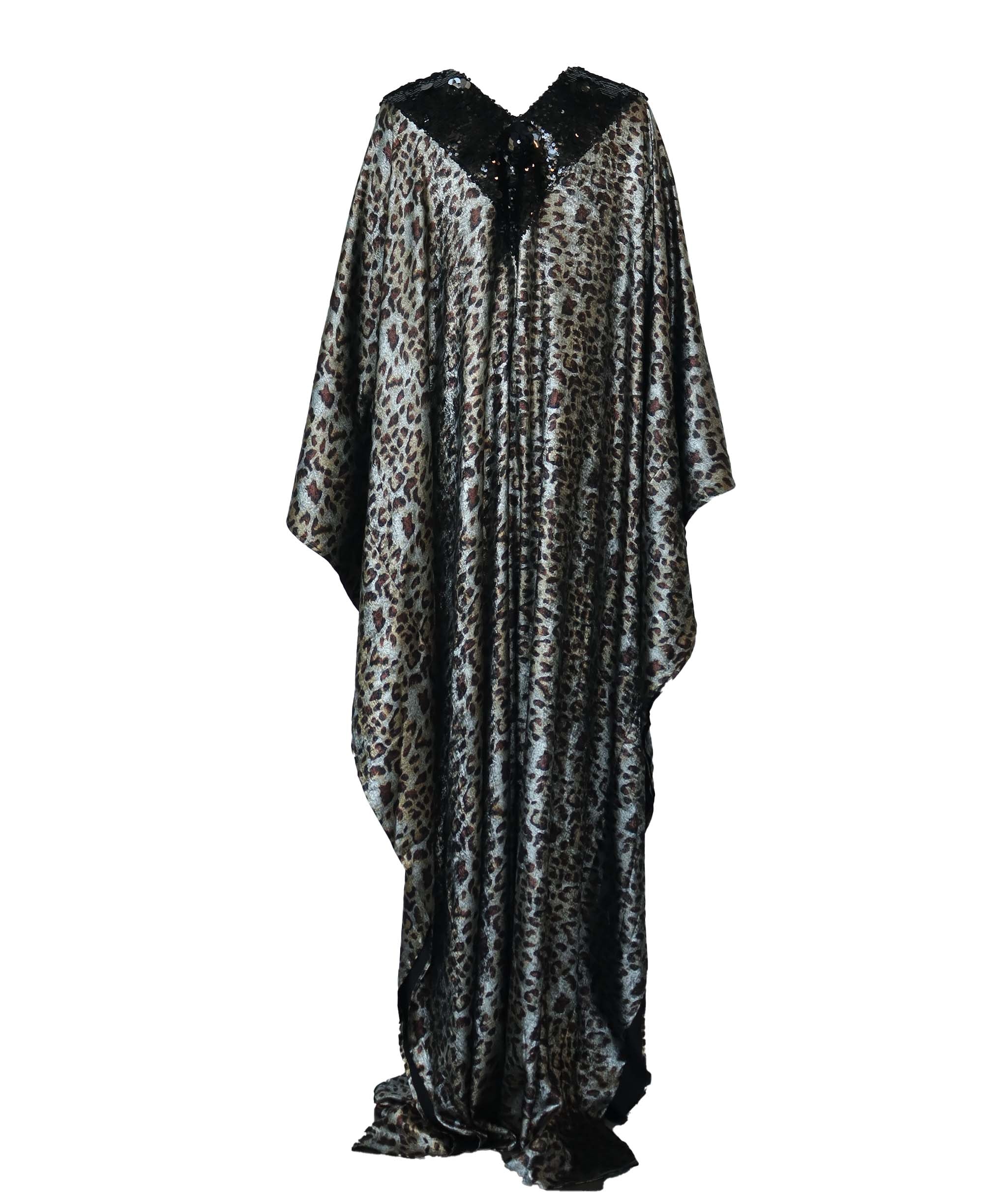HER KAFTAN ANIMAL PRINT SIZE OS ASC7056