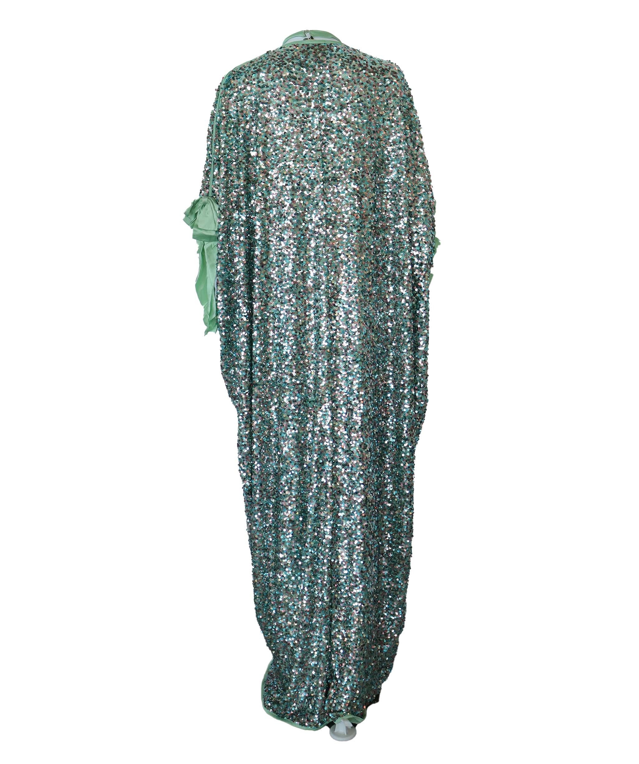 EMPRESS KAFTAN GREEN BOW SIZE OS ASC7070