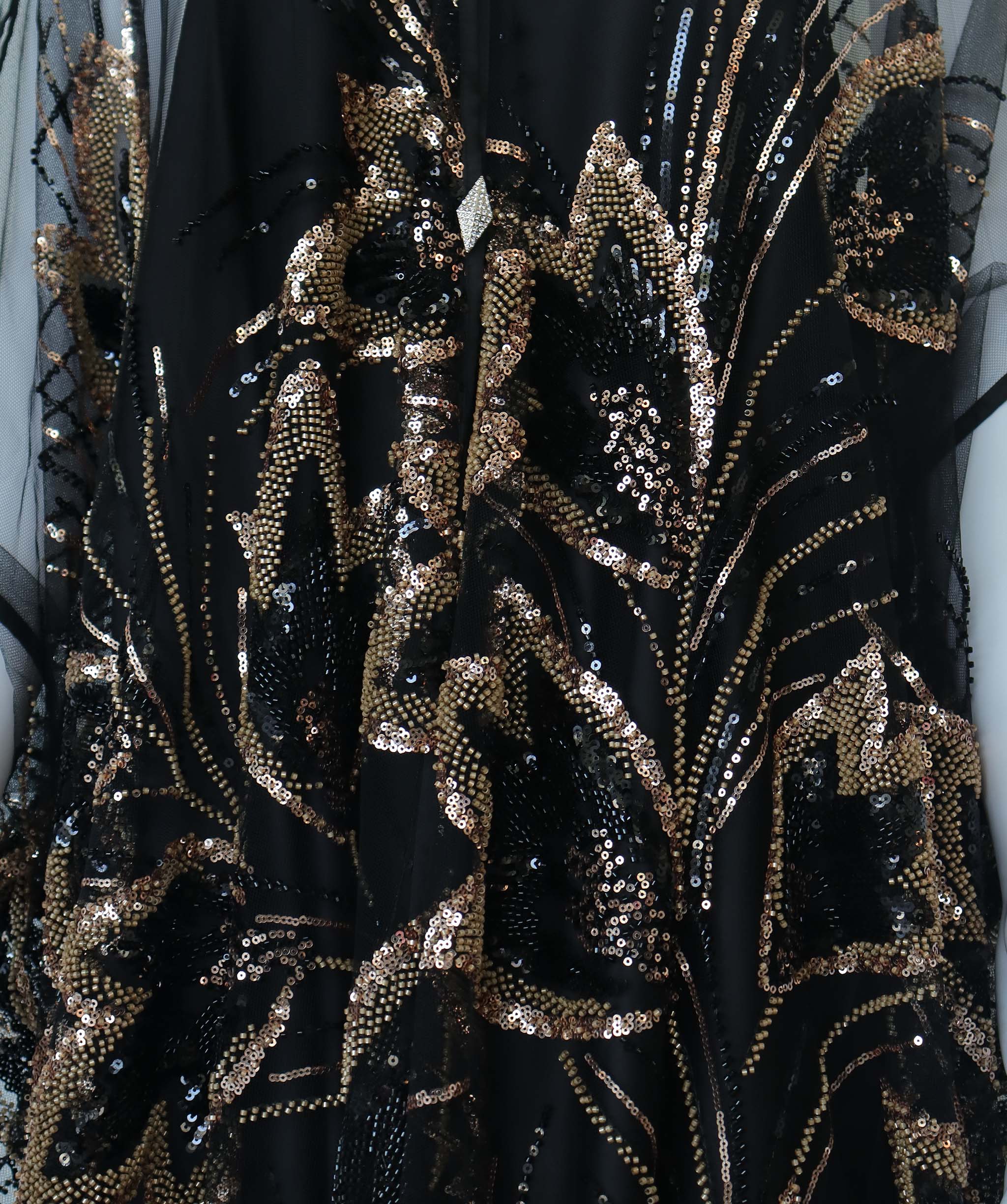 EMPRESS KAFTAN BLACK/BRONZE ASC7238
