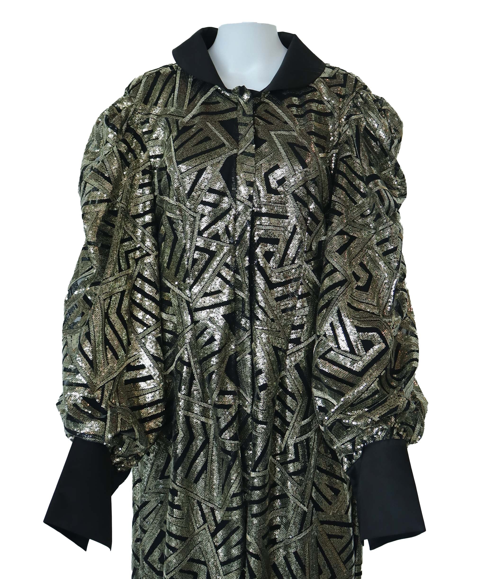 QUEENIE BLACK/ GOLD SIZE S ASC7106