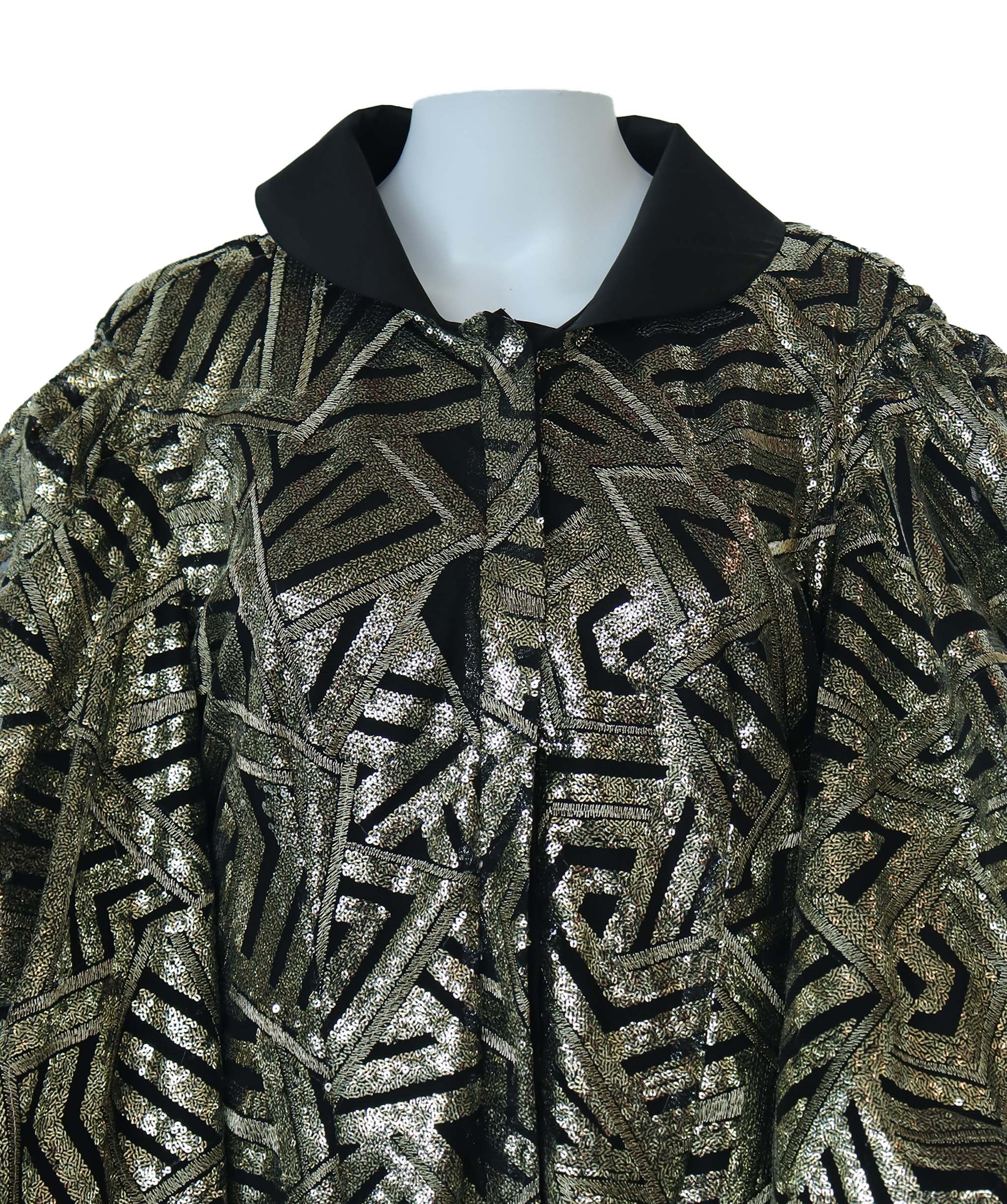 QUEENIE BLACK/ GOLD SIZE S ASC7106