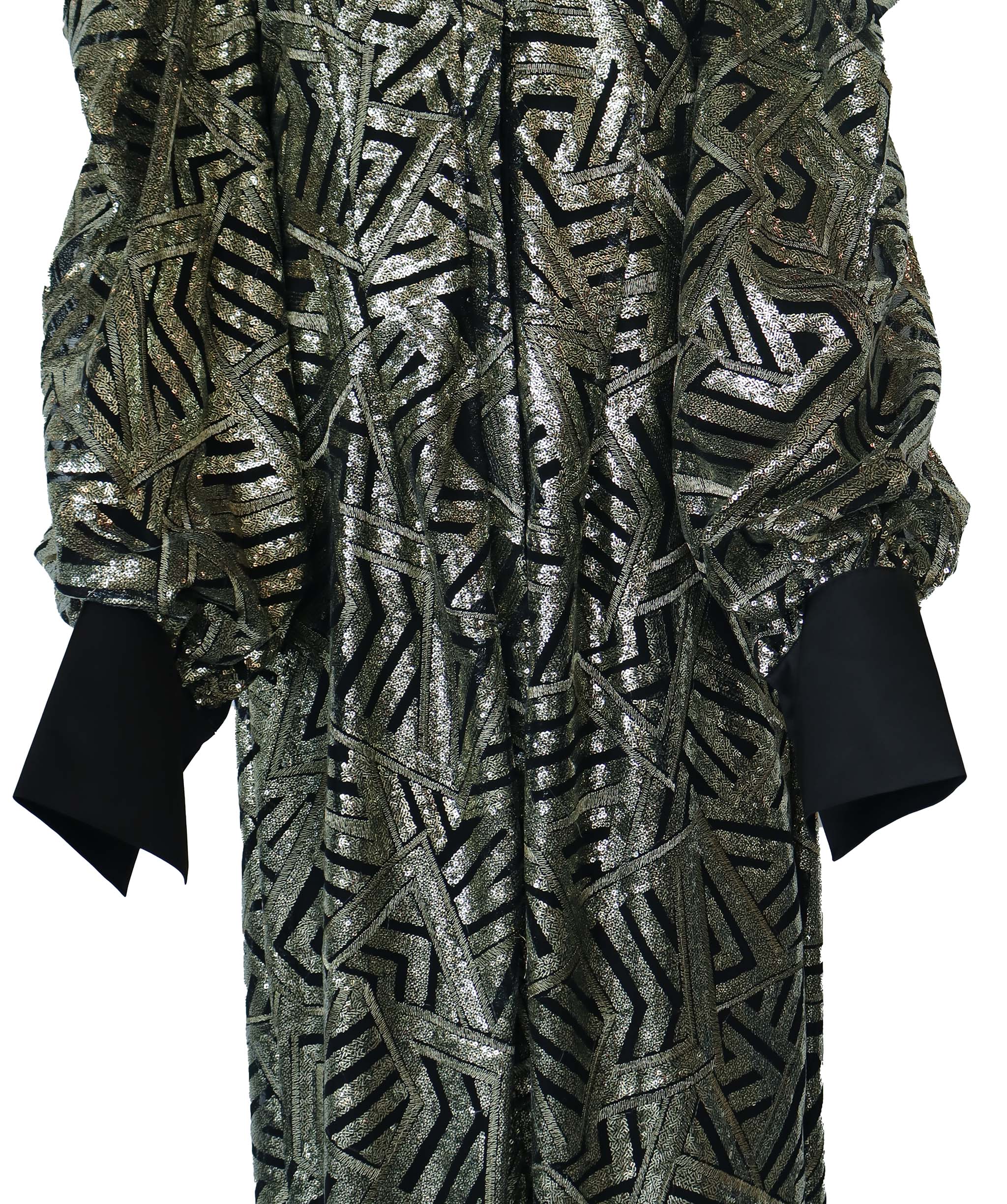 QUEENIE BLACK/ GOLD SIZE S ASC7106