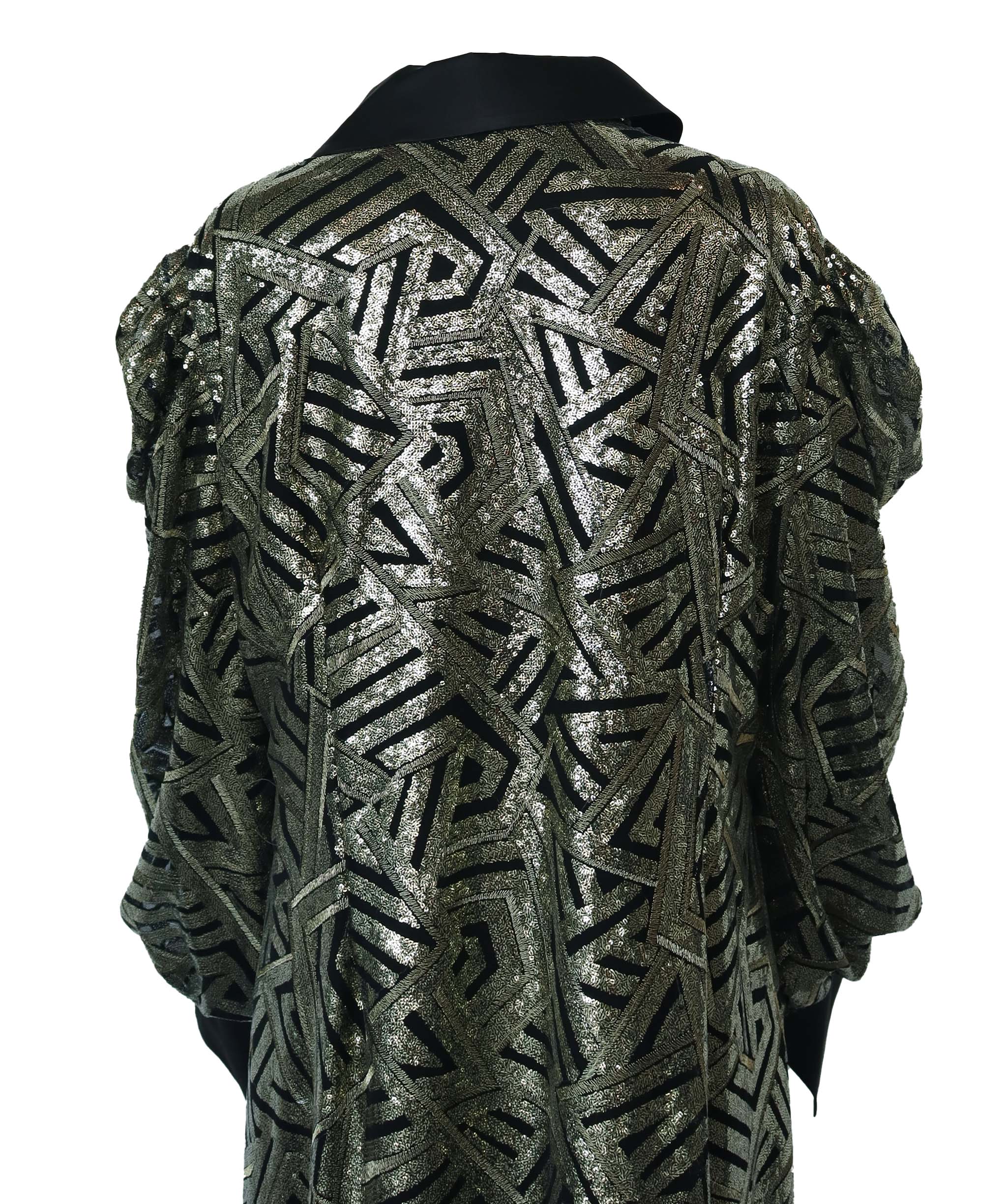 QUEENIE BLACK/ GOLD SIZE S ASC7106