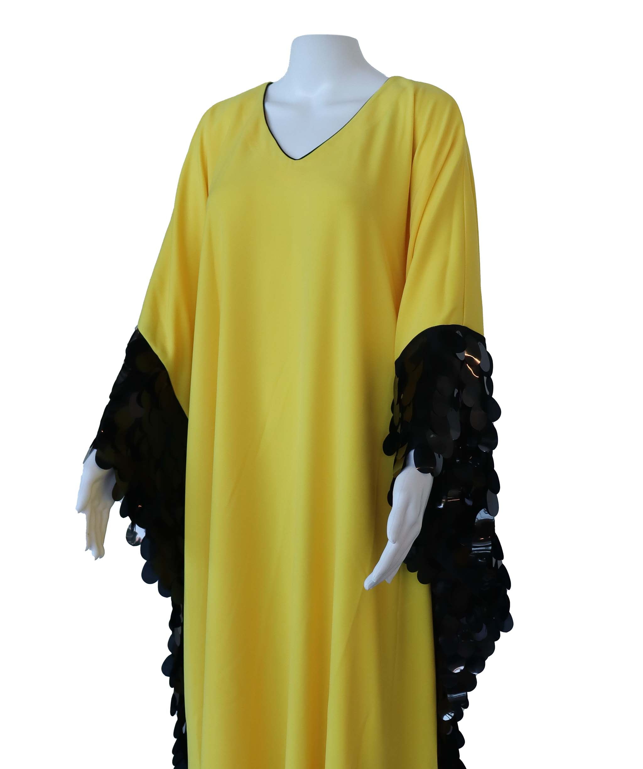 Dreamy kaftan yellow S/M ASC7241