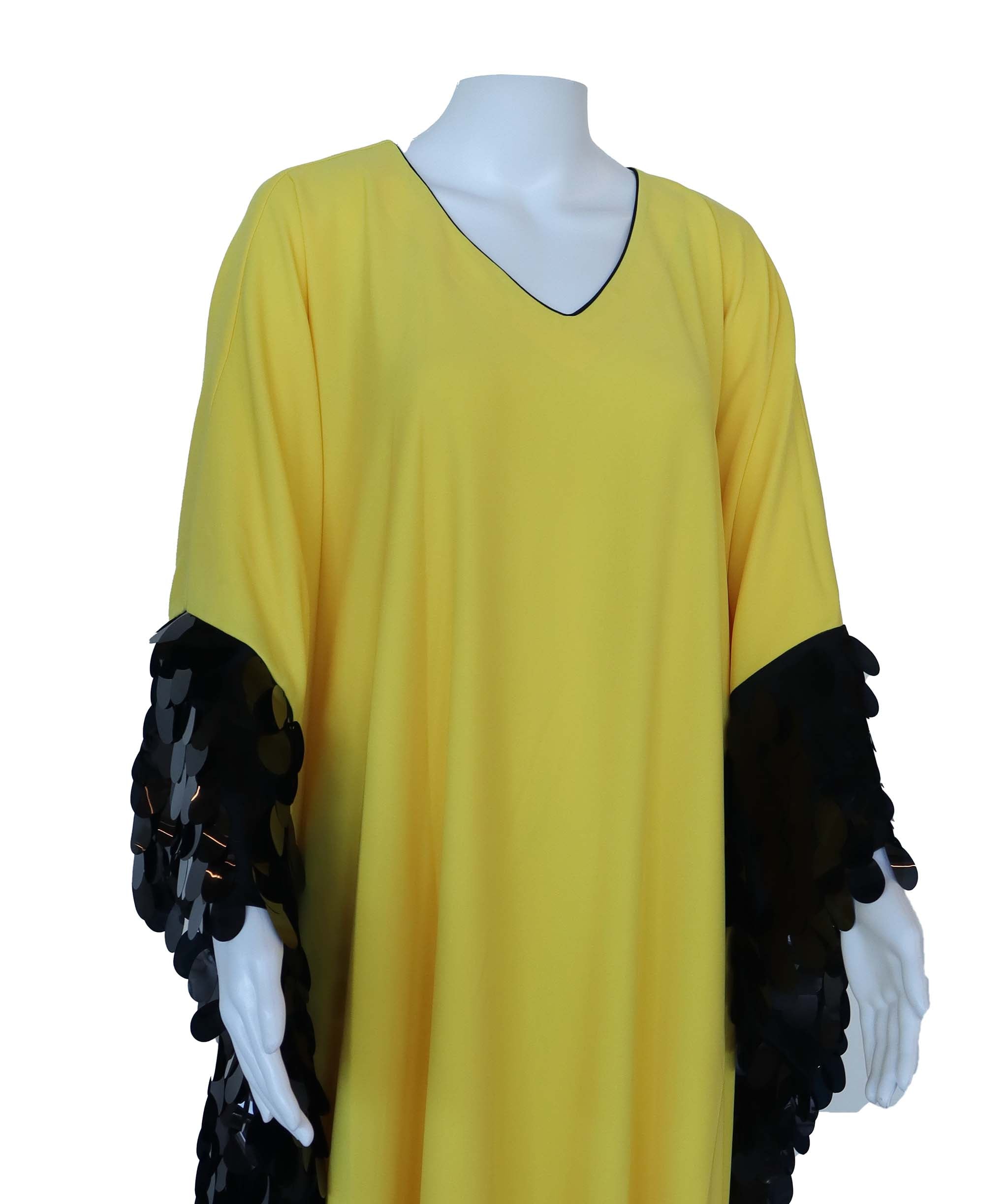 Dreamy kaftan yellow S/M ASC7241