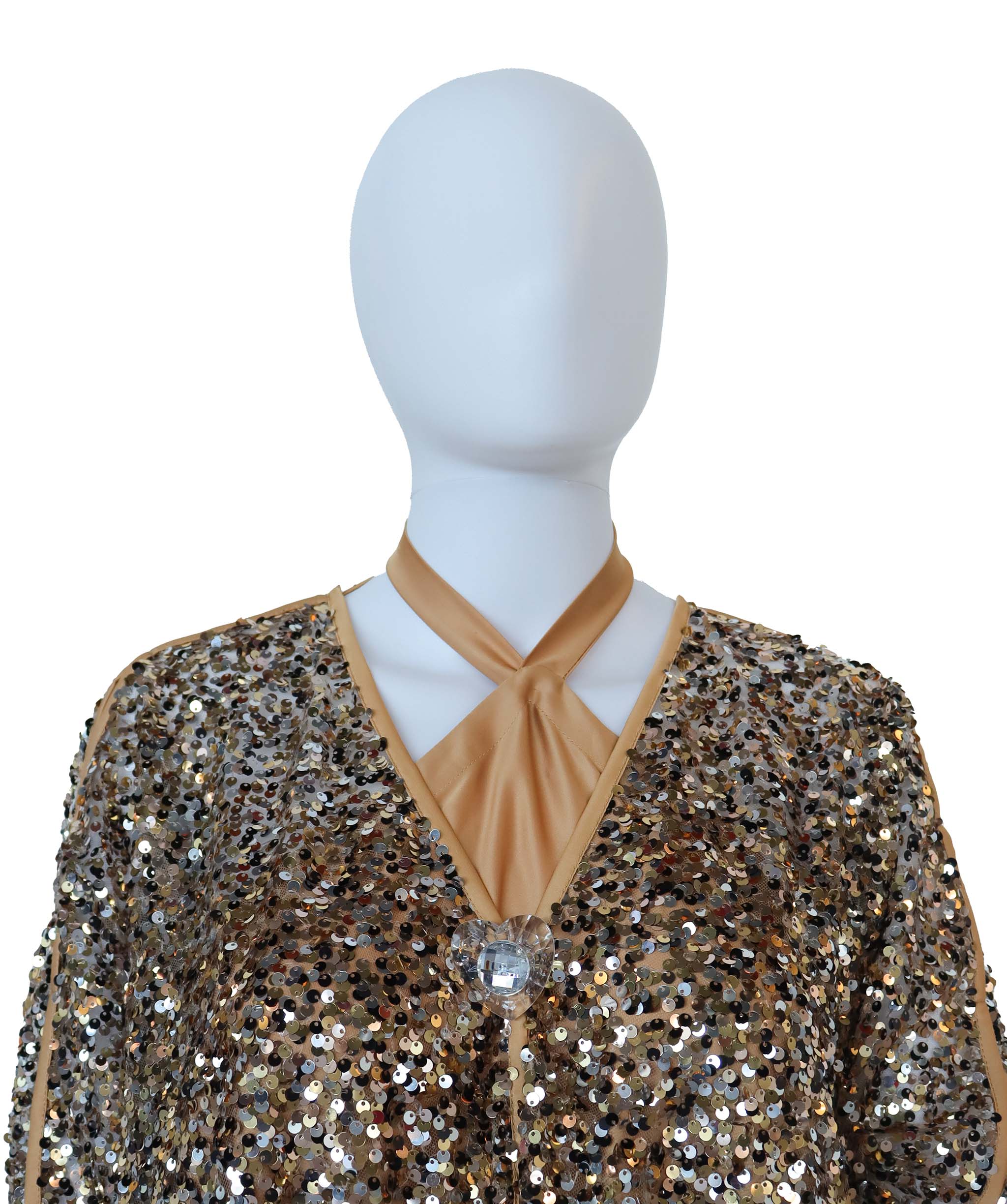 Gold empress kaftan ASC7248