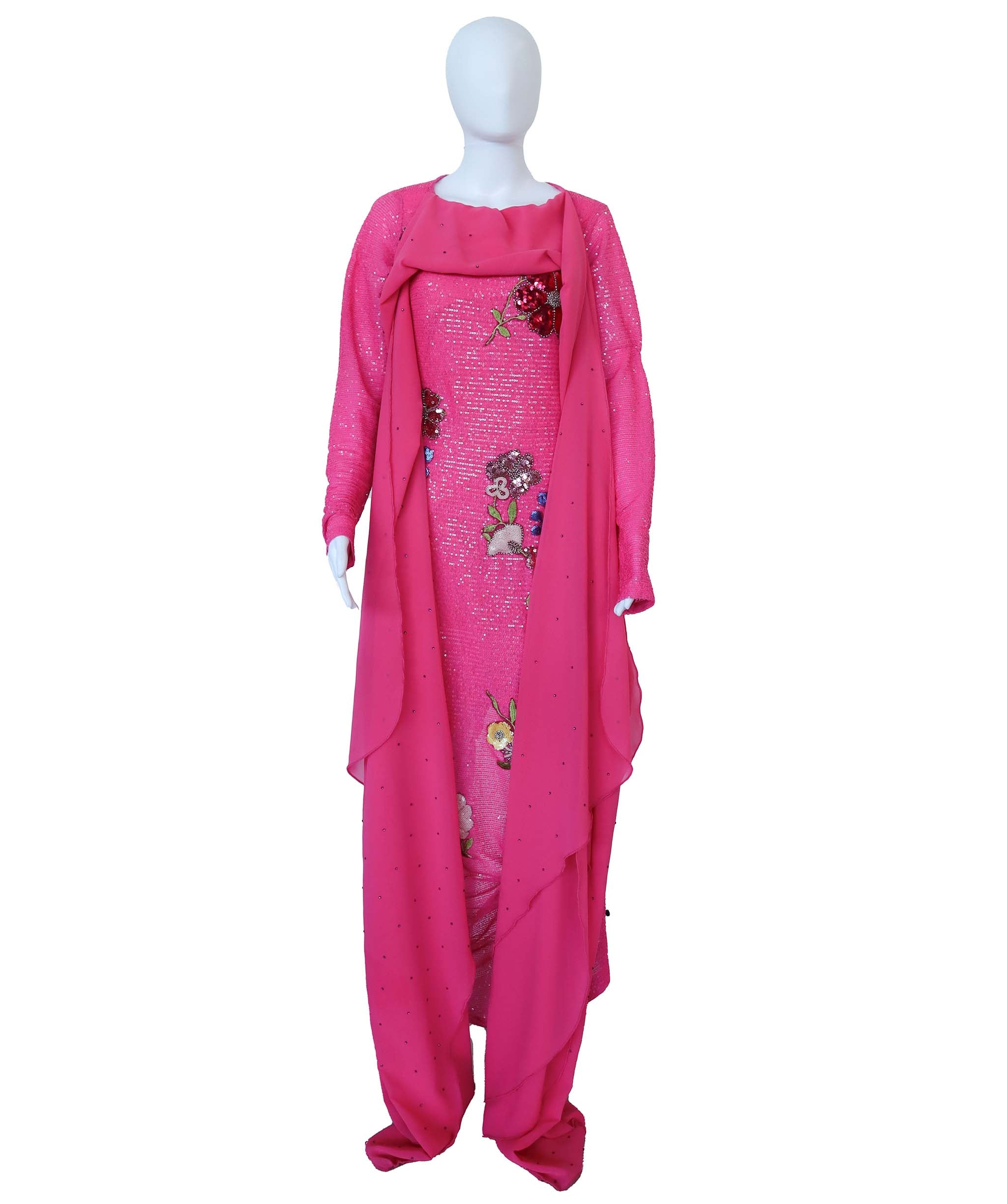 GRACE DRESS BLOSSOM BLOOM WITH CHIFFON SCARF ASC7250