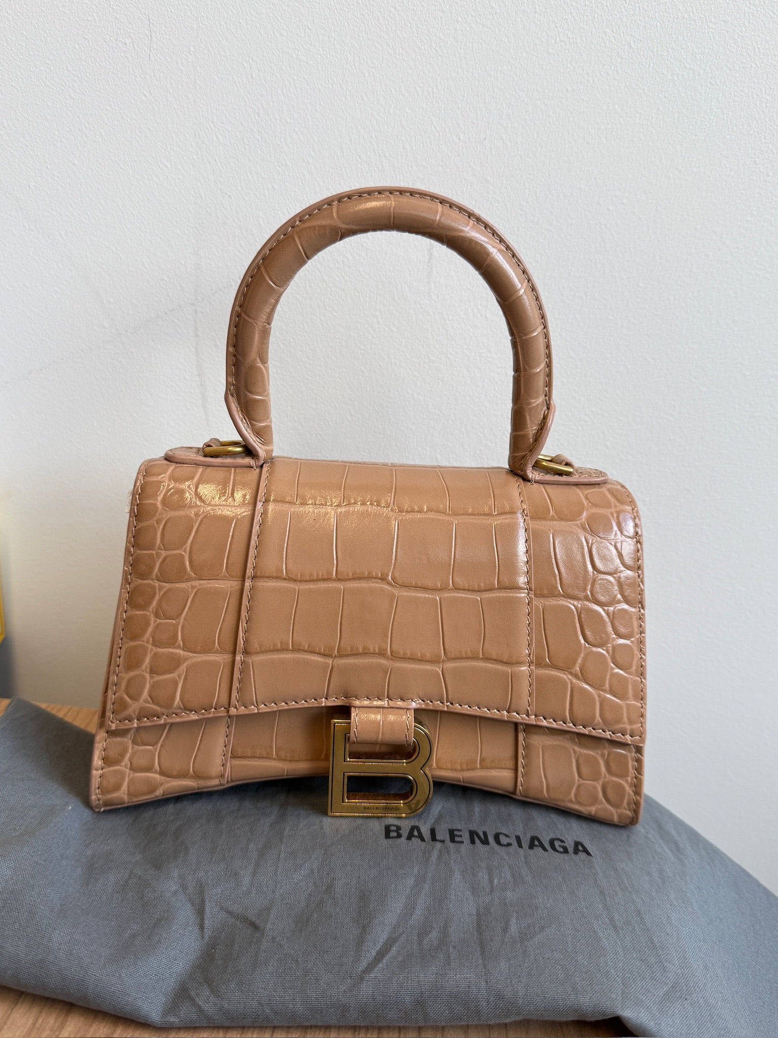 Balenciaga Hourglass Small Tote Bag