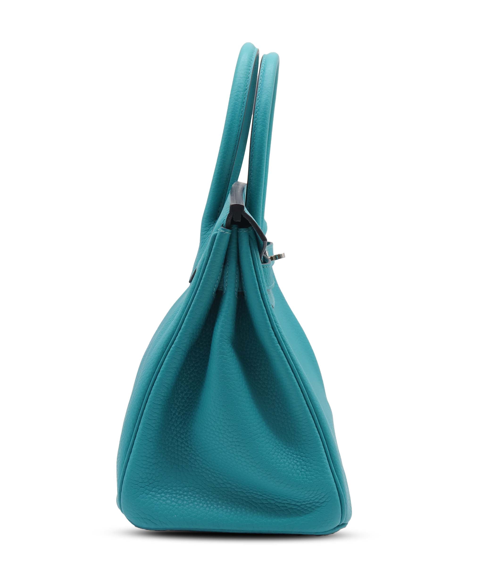 HERMES BIRKIN 30 VERT VERONE PHW AGC3771