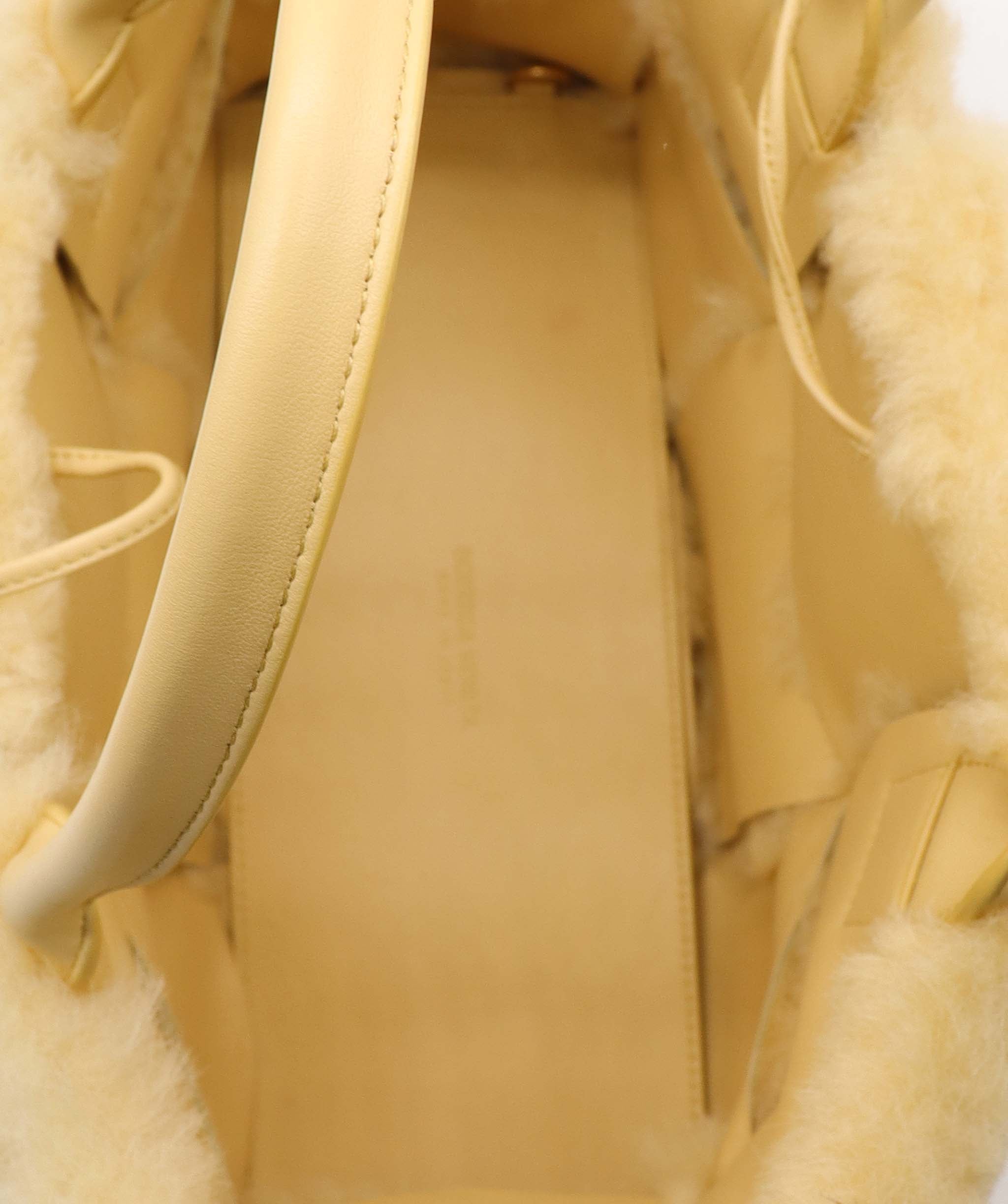 BOTTEGA VENETA ARCO TOTE BAG YELLOW ASC7287