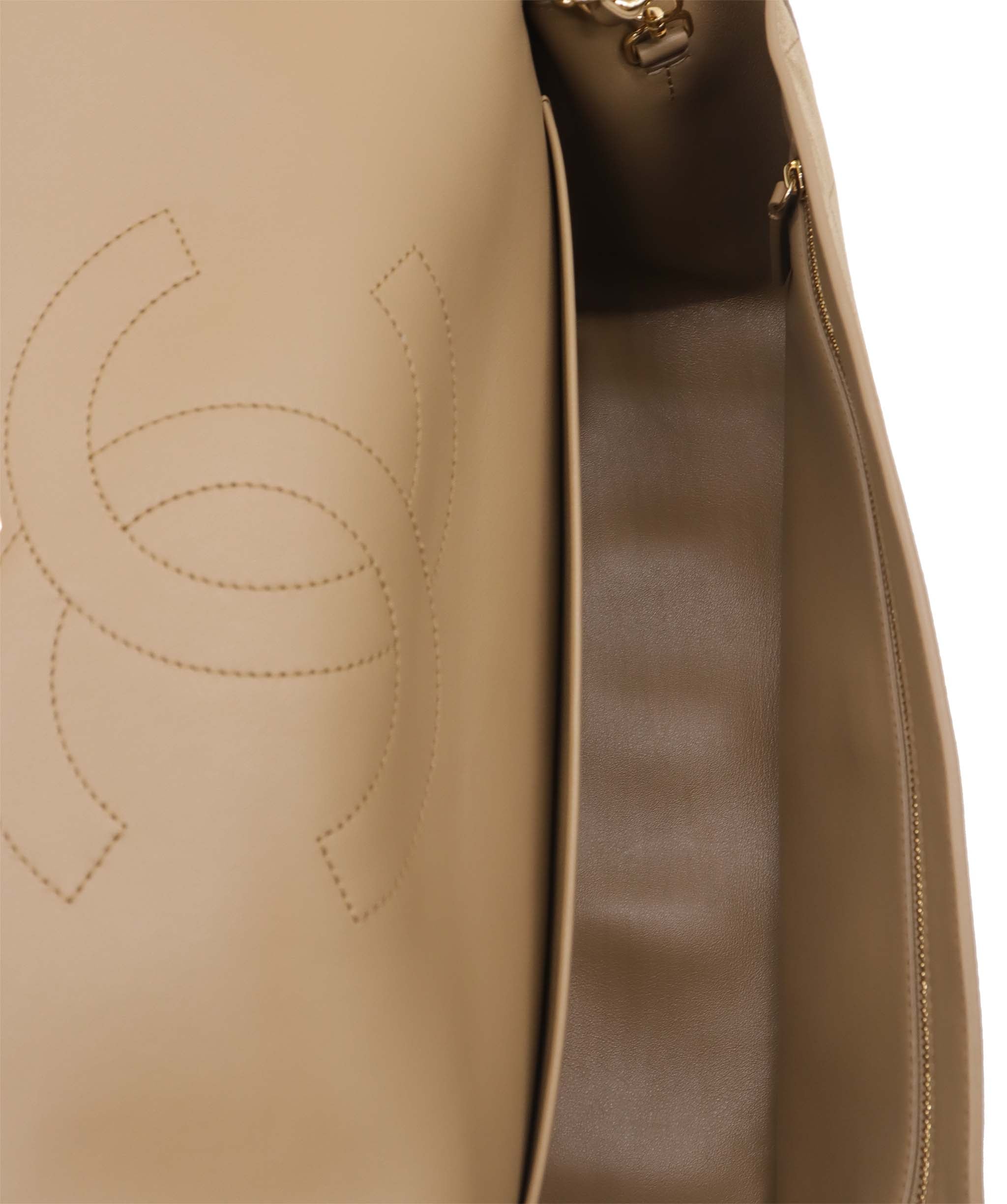 CHANEL SUEDE BAG BROWN SUEDE ASC7288