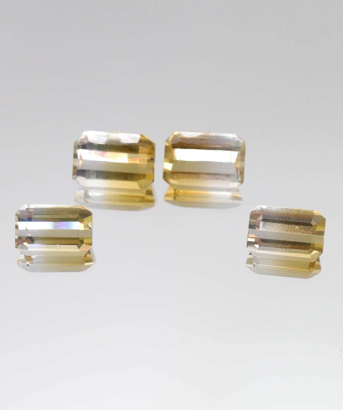 Bi Colour Citrine Emerald Cut DXBCD2269