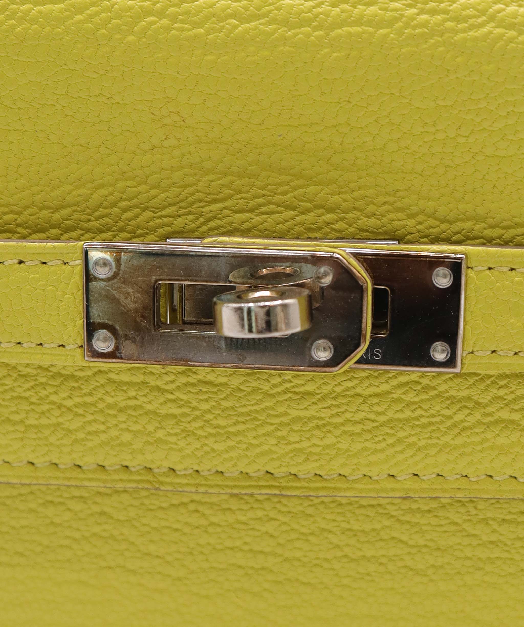 HERMES KELLY CLASSIQUE TO GO WALLET YELLOW ASC7291