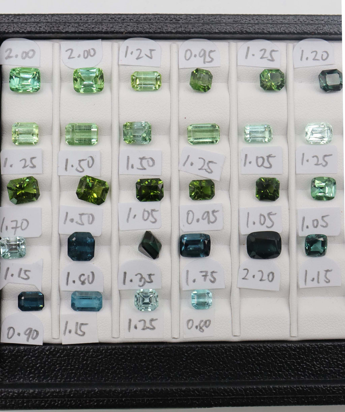 1-2ct Green Tourmaline DXBCD2273