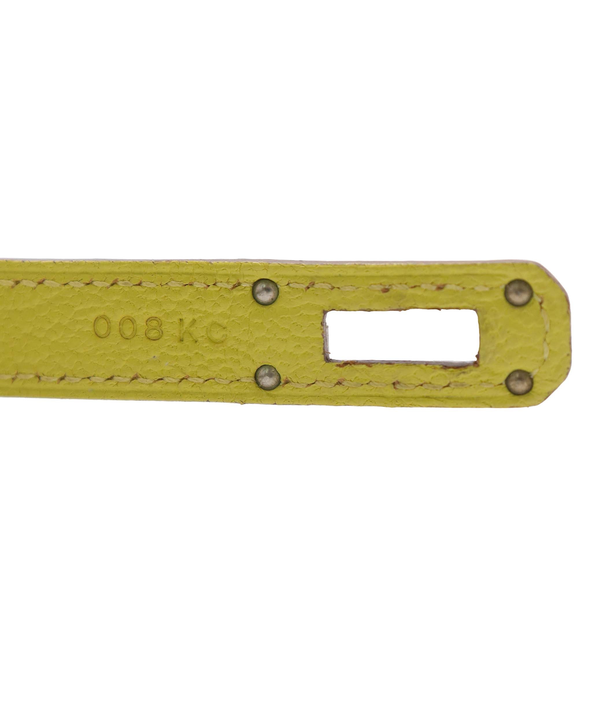 HERMES KELLY CLASSIQUE TO GO WALLET YELLOW ASC7291