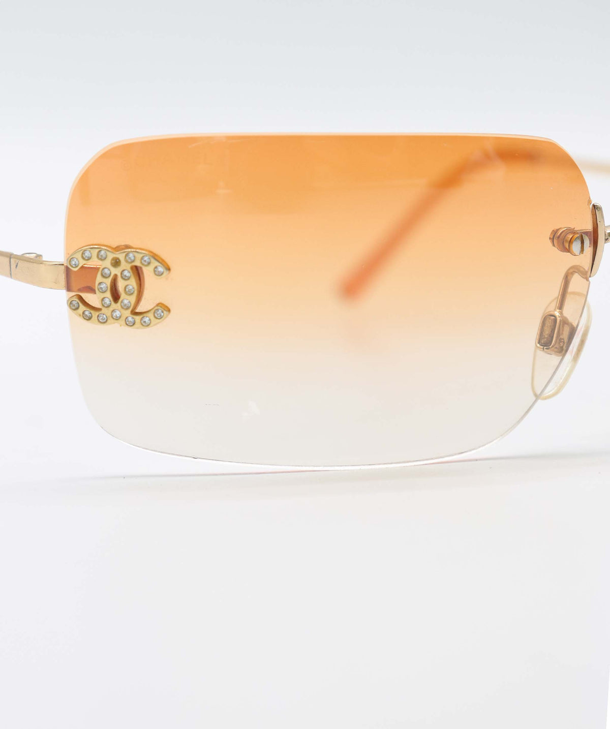 Chanel Orange CC Glasses AGC3880