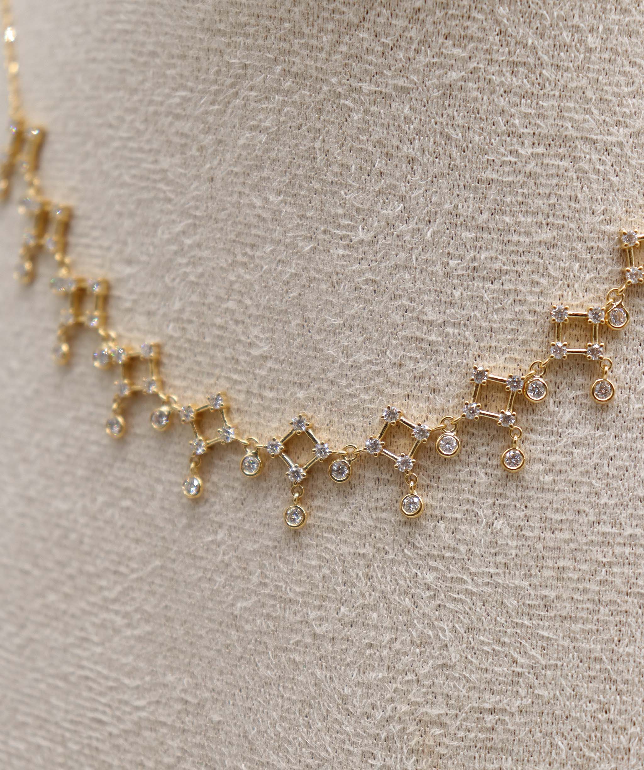 Diamond Chain Choker Glamour ASC6885