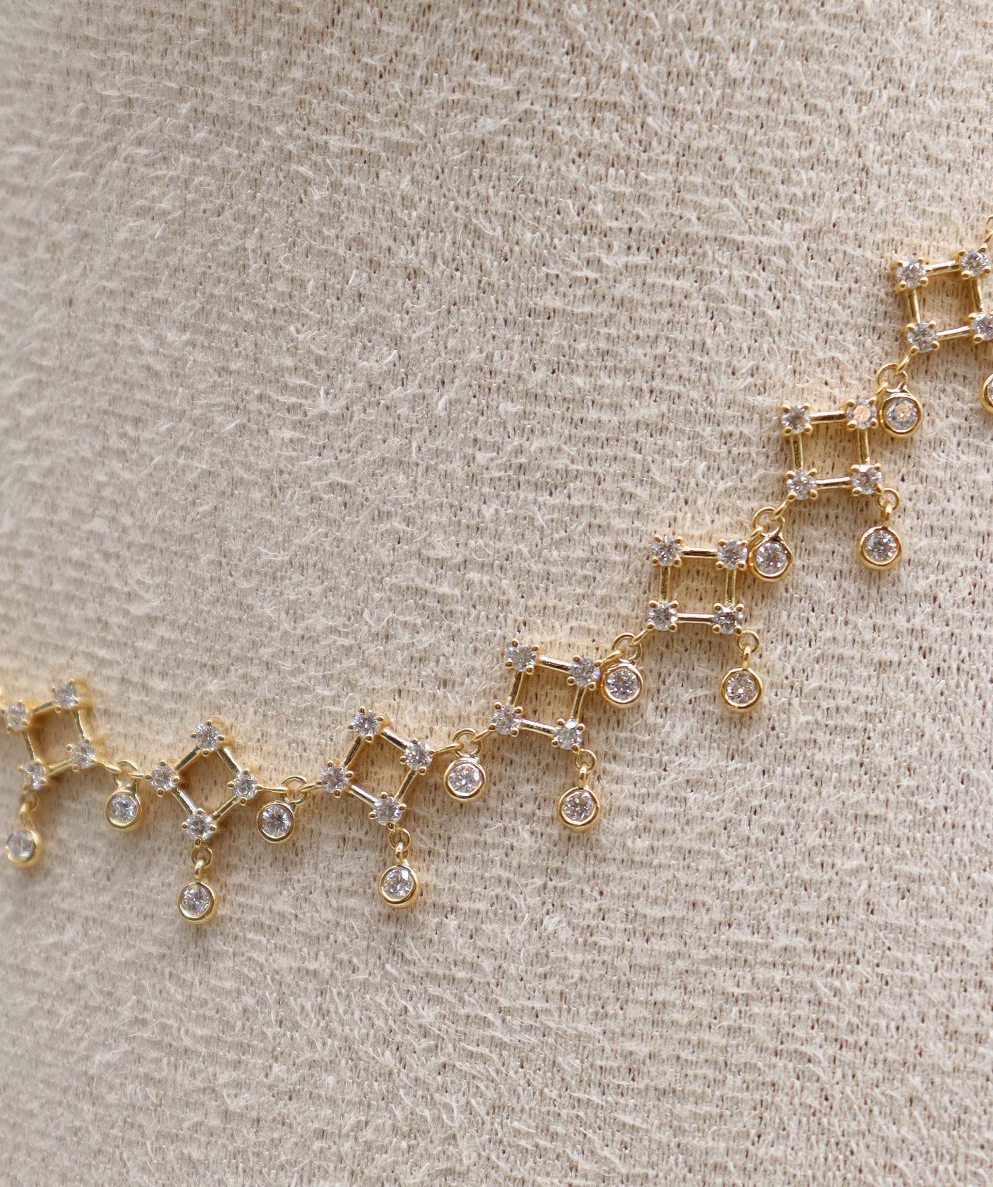 Diamond Chain Choker Glamour ASC6885