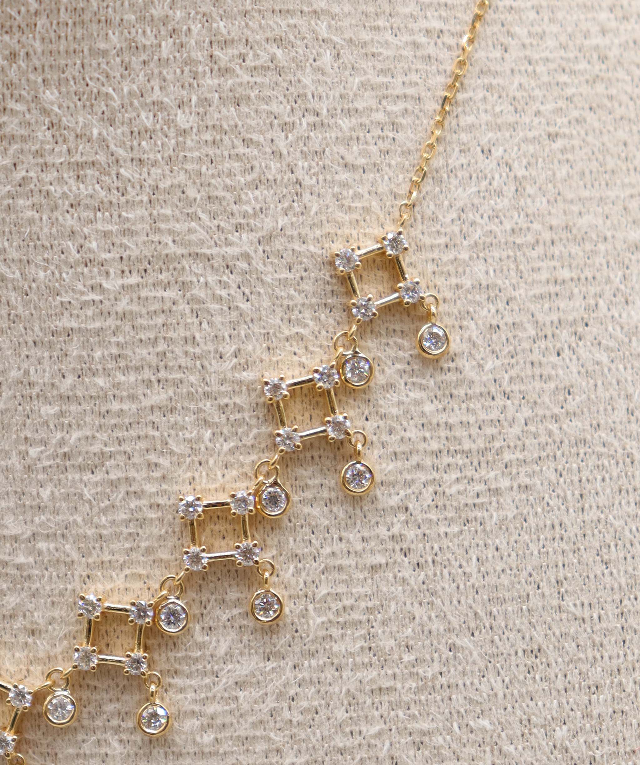 Diamond Chain Choker Glamour ASC6885