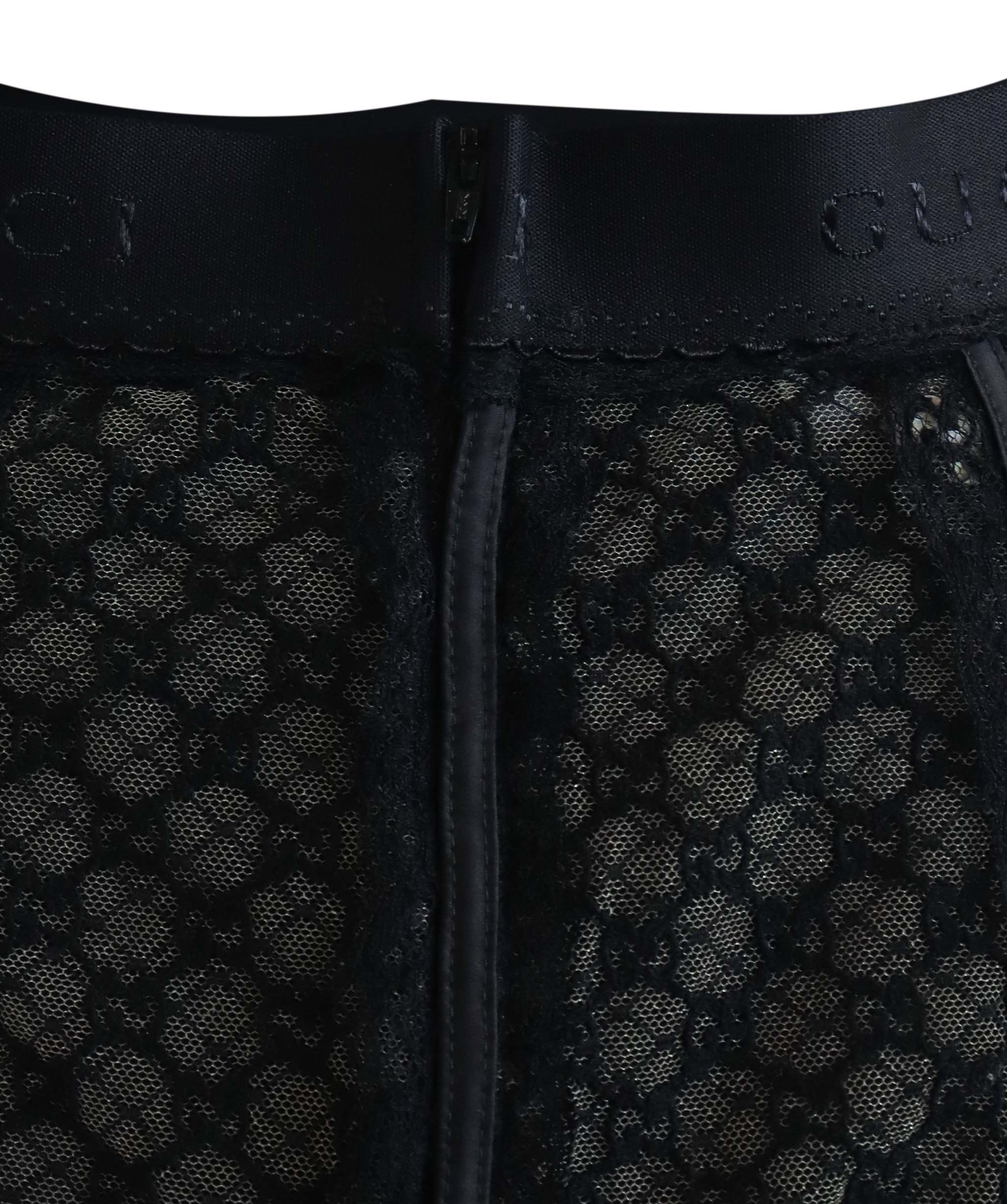 GUCCI BLACK MIDI SKIRT BLACK SIZE S ASC7256