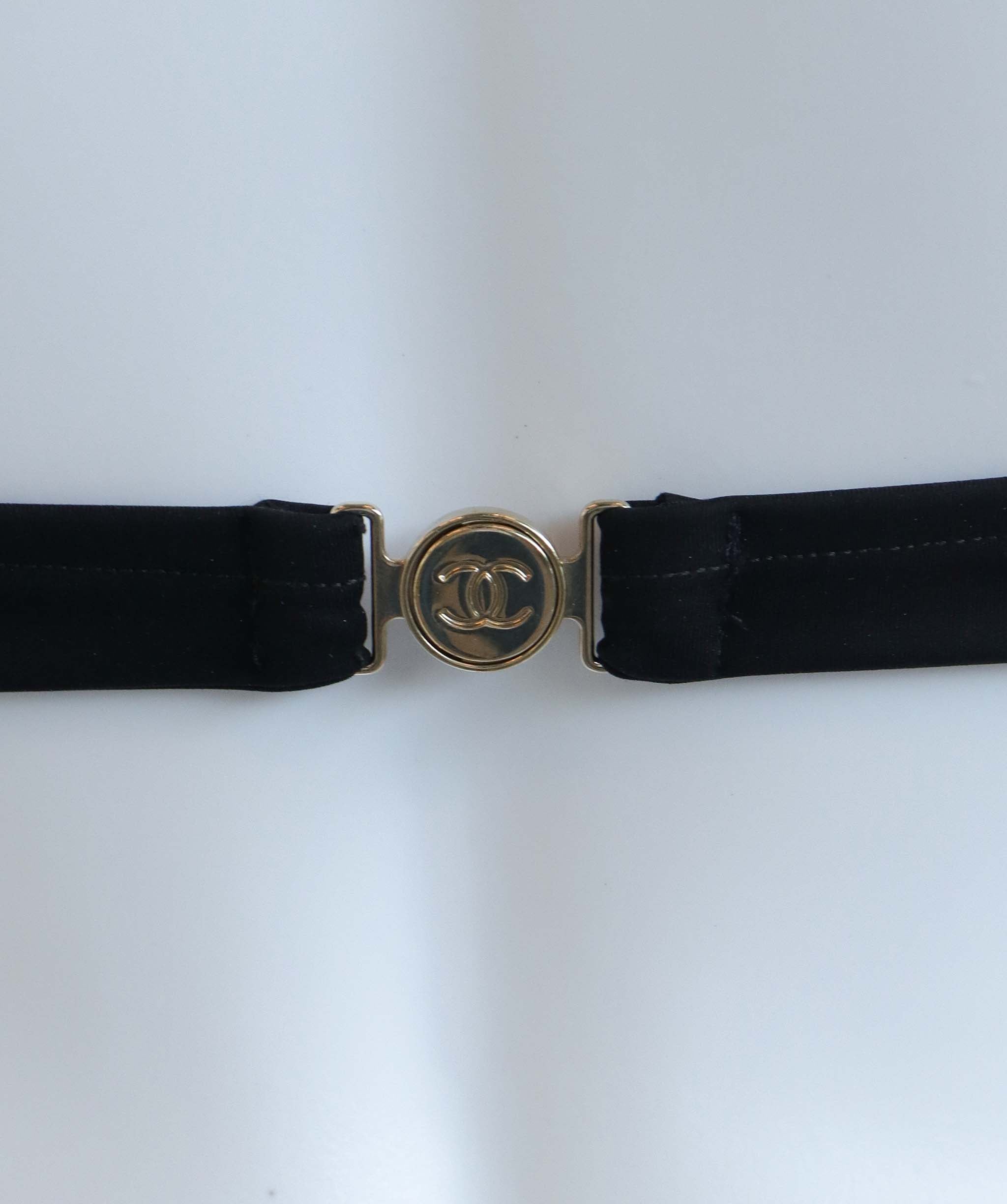 CHANEL SWIMWEAR BLACK SIZE 38 ASC7280