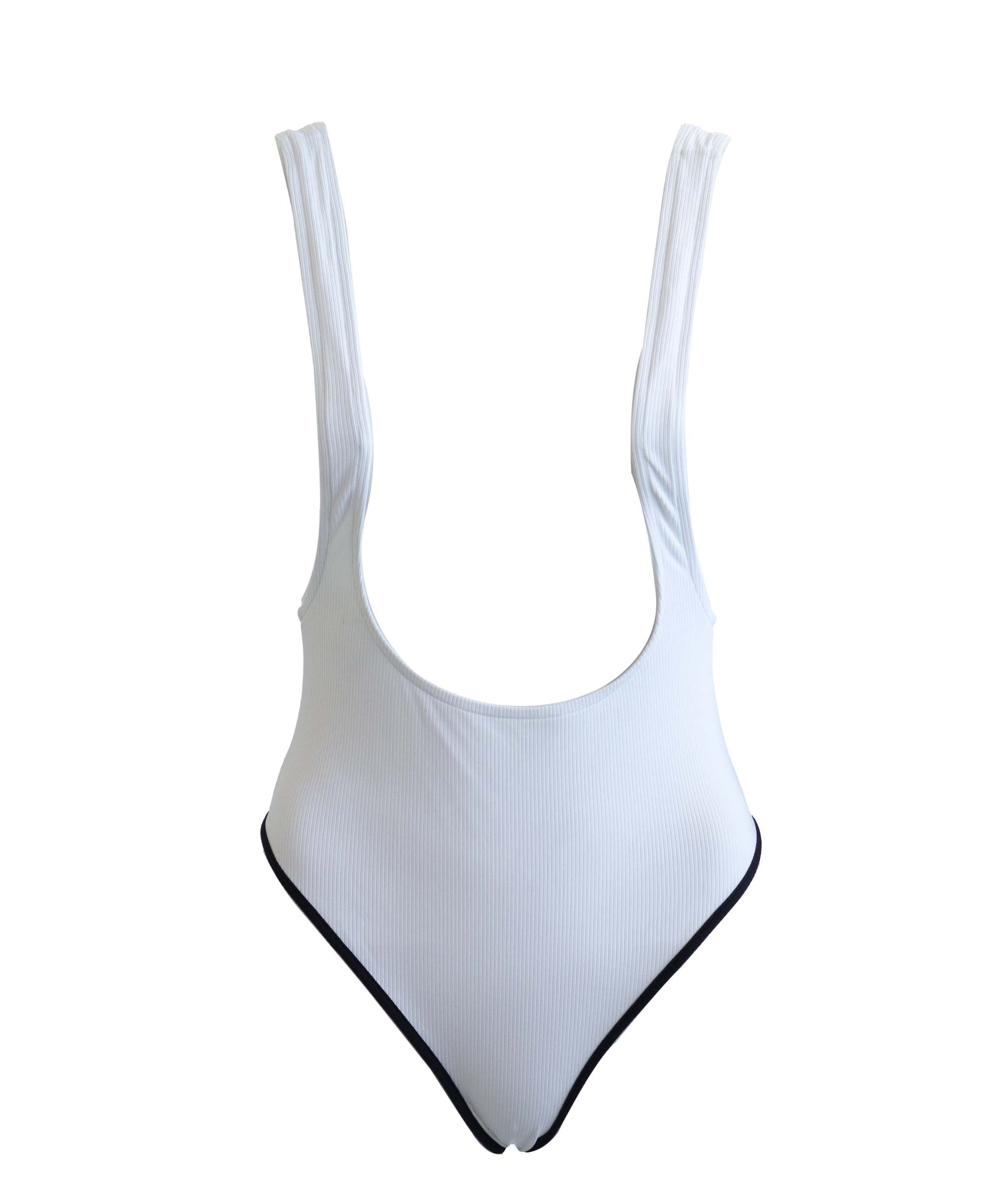 CHANEL SWIMWEAR WHITE SIZE 38 ASC7278